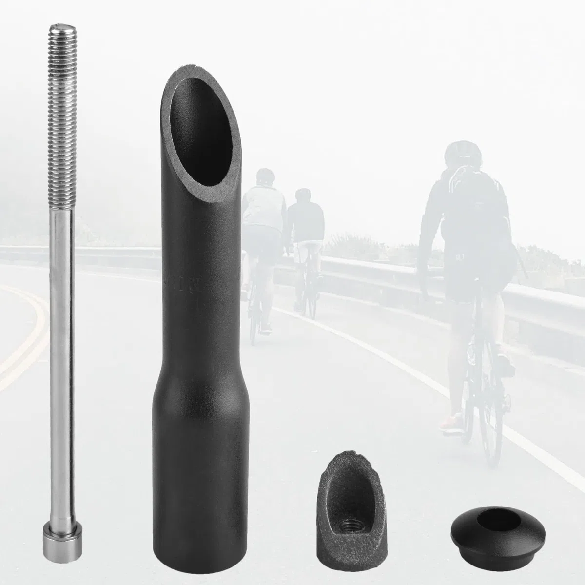 TRIWONDER Prolunga Manubrio Bici 150mm, Attacco Stelo Forcella 22.2mm / 25.4mm, Rialzo/Alza Manubrio per MTB Bici da Corsa Città e Strada