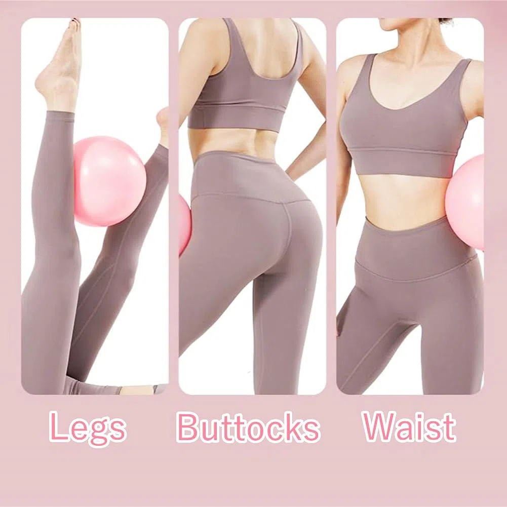 Palla Pilates Piccola,25 CM Palla da Pilates Anti Scoppio Antiscivolo Palla per Yoga, per Casa, Fitness, Allenamento Equilibrio