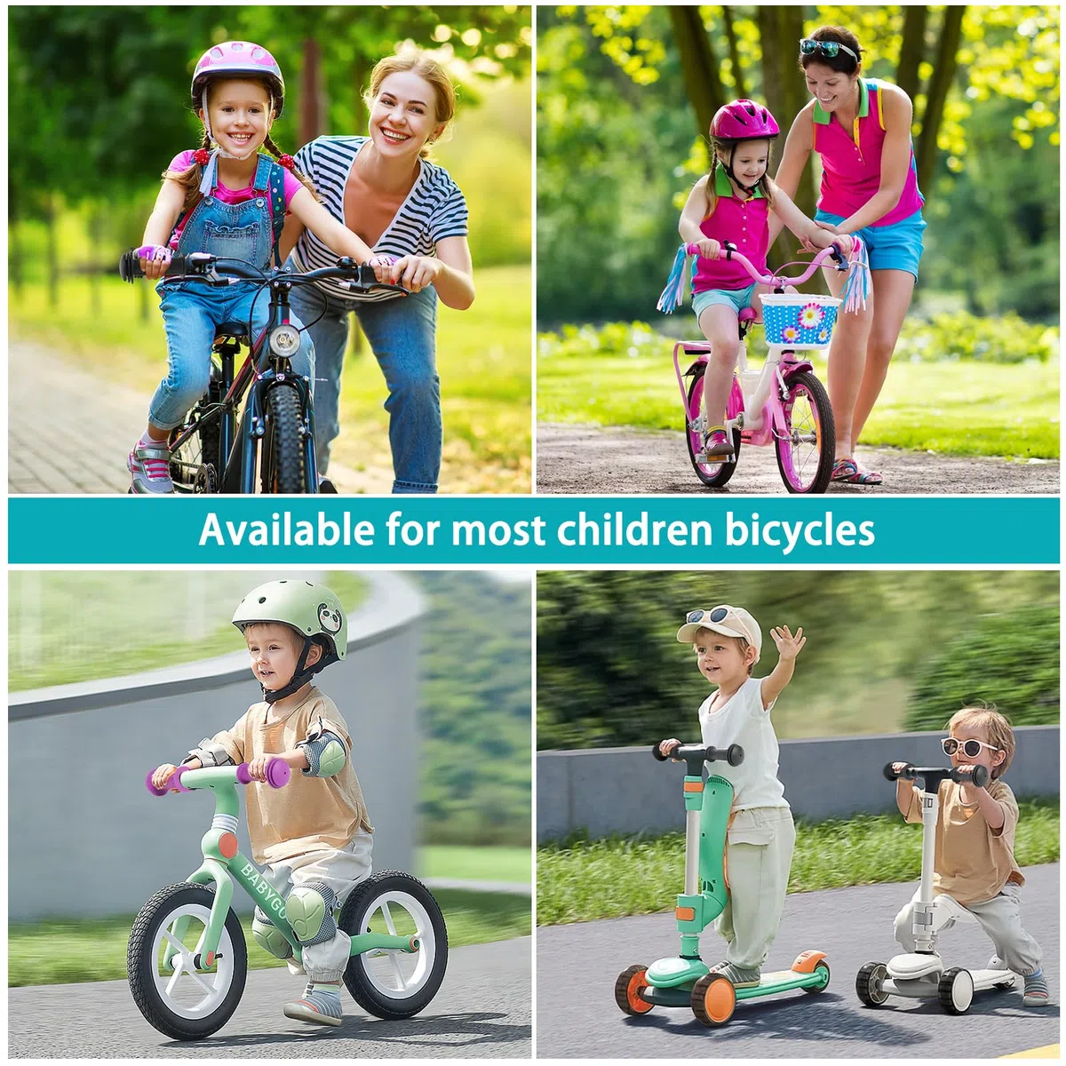 manopole bici bambino,1 Paio 22mm piccola bicicletta, protezione manubrio bici,Antiscivolo Gomma Morbida Bambini Accessori Bicicletta, Lungo 105mm per Scooter, Triciclo,Bambini Corsa Bicicletta