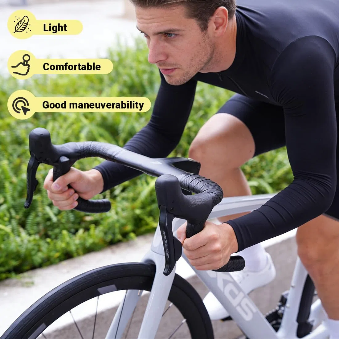 Cycling Nastro Manubrio da Bicicletta Antiscivolo, 2 rotoli, Nastro Manubrio Bici Corsa, Nastro Manubrio Per Bicicletta Ciclismo, Avvolgi la Tua Bici per Una Fantastica e Confortevole Corsa