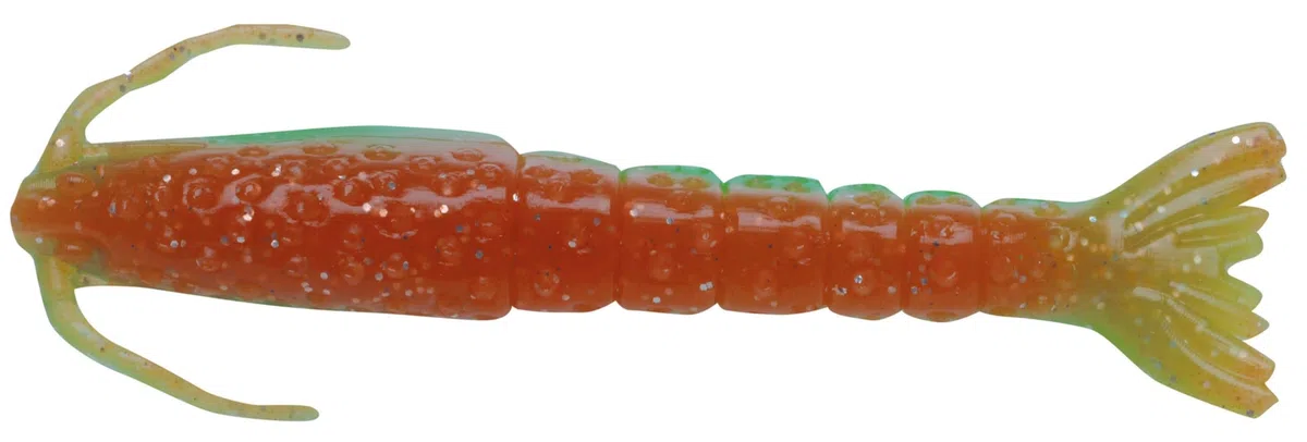 Berkley Gulp! Esca morbida a base di gamberetti d'acqua salata, design con profumo realistico per la pesca d'acqua salata di pesci rossi, trote e passere - couleurs et tailles