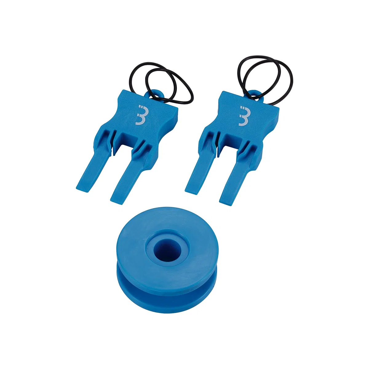 BBB Cycling Kit Trasporto Bici – 2 Pattini Pistone e Guida Catena – Protezione per MTB e Bici da Corsa – ThruGrip BTL-123