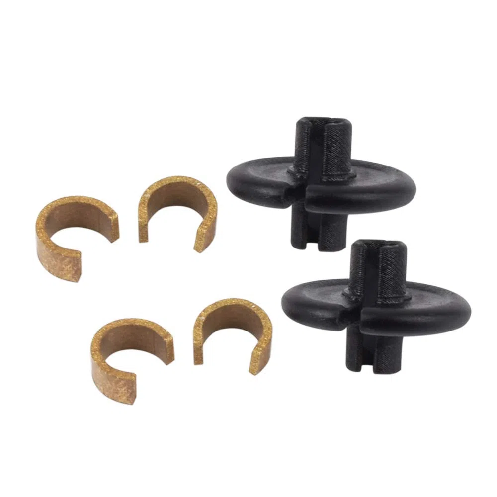 NIKA ARCHERY Kisser Button con clip di ancoraggio, confezione da 2