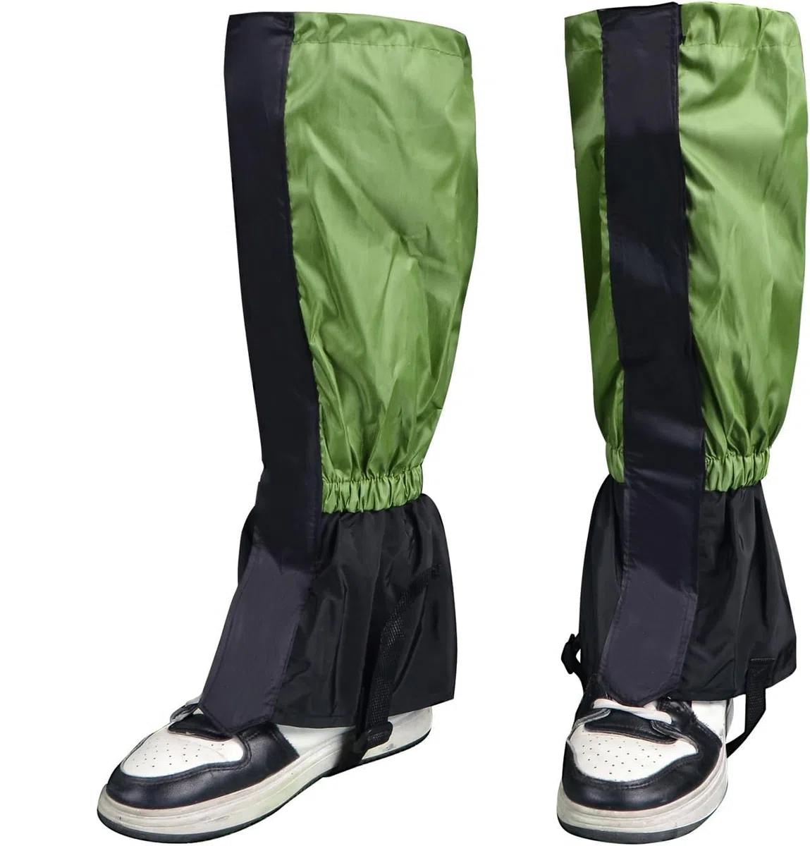 1 Paio Ghette Impermeabili Trekking, Ghette per Giardinaggio, Regolabili Ghetti Estive da Trekking, Leg Gaiters, Adatte per Fattorie, Giardini, Prati, Escursionismo, Alpinismo E Sci