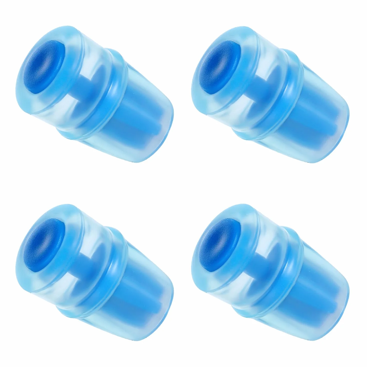 4 Pezzi Valvola Morso, Silicone Senza BPA Sostituzione Della Valvola Bite Hydration Pack Sicuro Sostituzione del Boccaglio per Ugello Compatibile con Osprey (Blu)