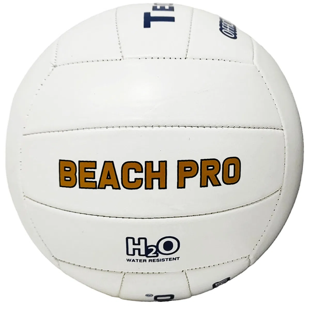 Pallone Da Volley Beach Volley Pro Water Resistent Modello con Scudetto Tricolore Italia (Bianco Rosso Verde) per Allenamento o Partita Diametro 21 cm