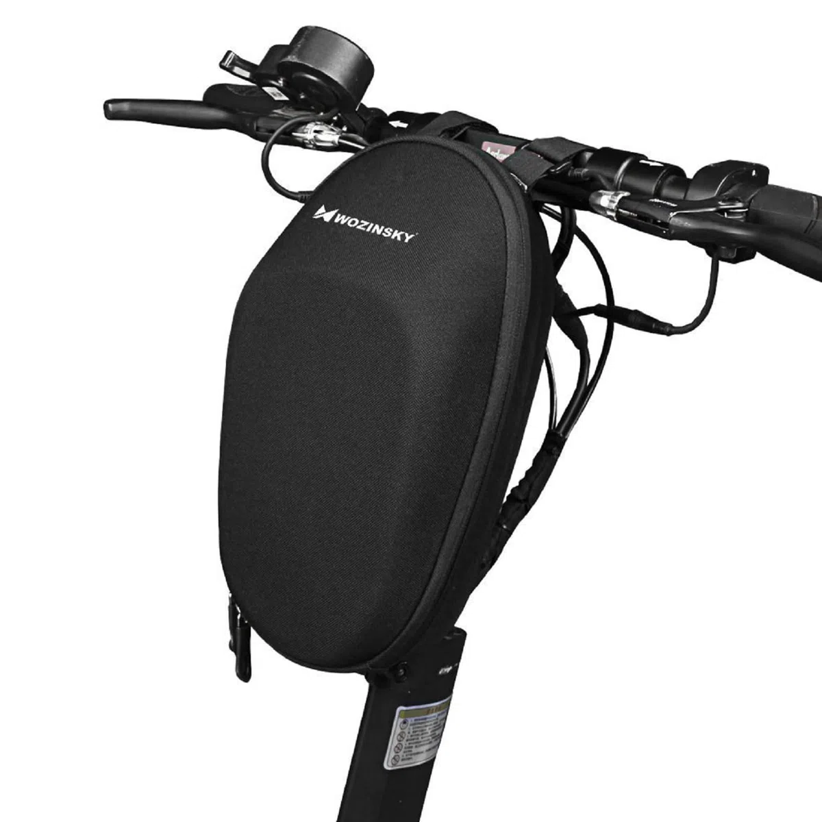 WOZINSKY Borsa da manubrio anteriore monopattino impermeabile e facile da fissare prattica capiente bauletto portaoggetti comodo viaggio Xiaomi MI Mijia M365 Sedway Ninebot E ES1/ES2/ES3/ES4 6L