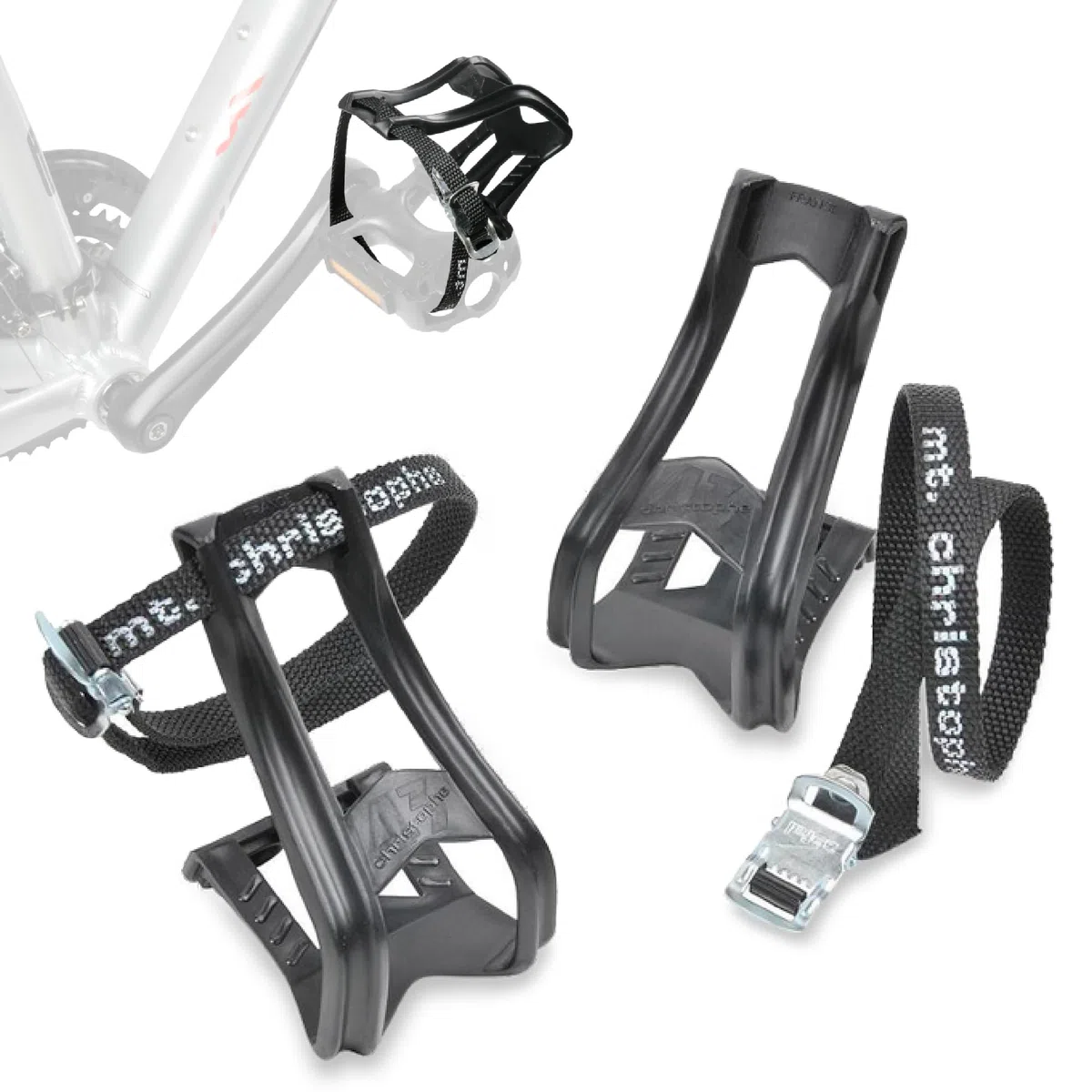 Zefal 43 - Fermapiedi Plus 515 XL, Cinghie Incluse