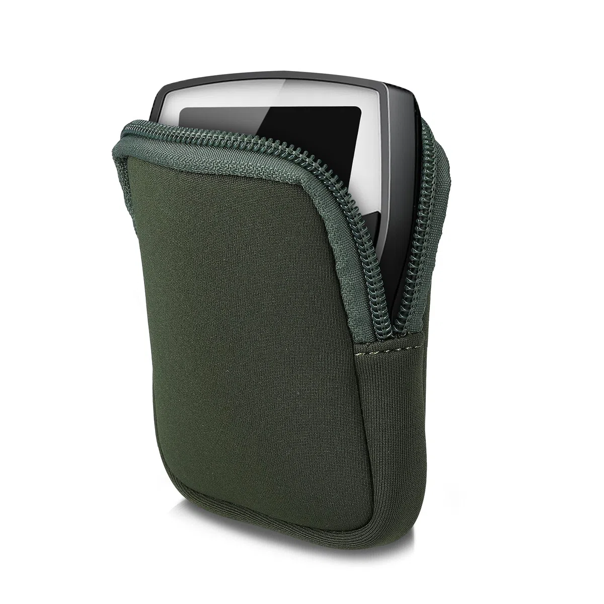 kwmobile Custodia Compatibile con Bosch Intuvia - Fodero Neoprene per Schermo Computer Bici Elettrica - Cover Anti-urto verde scuro
