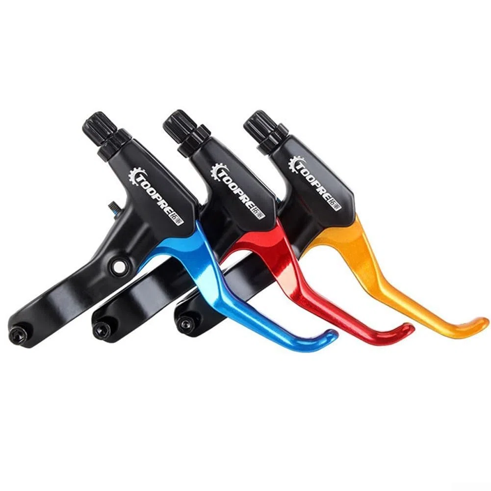 Leve del freno per bici, fr5 in lega di alluminio per freni a disco V-Brake Mountain Road Bike parti di ricambio (oro)