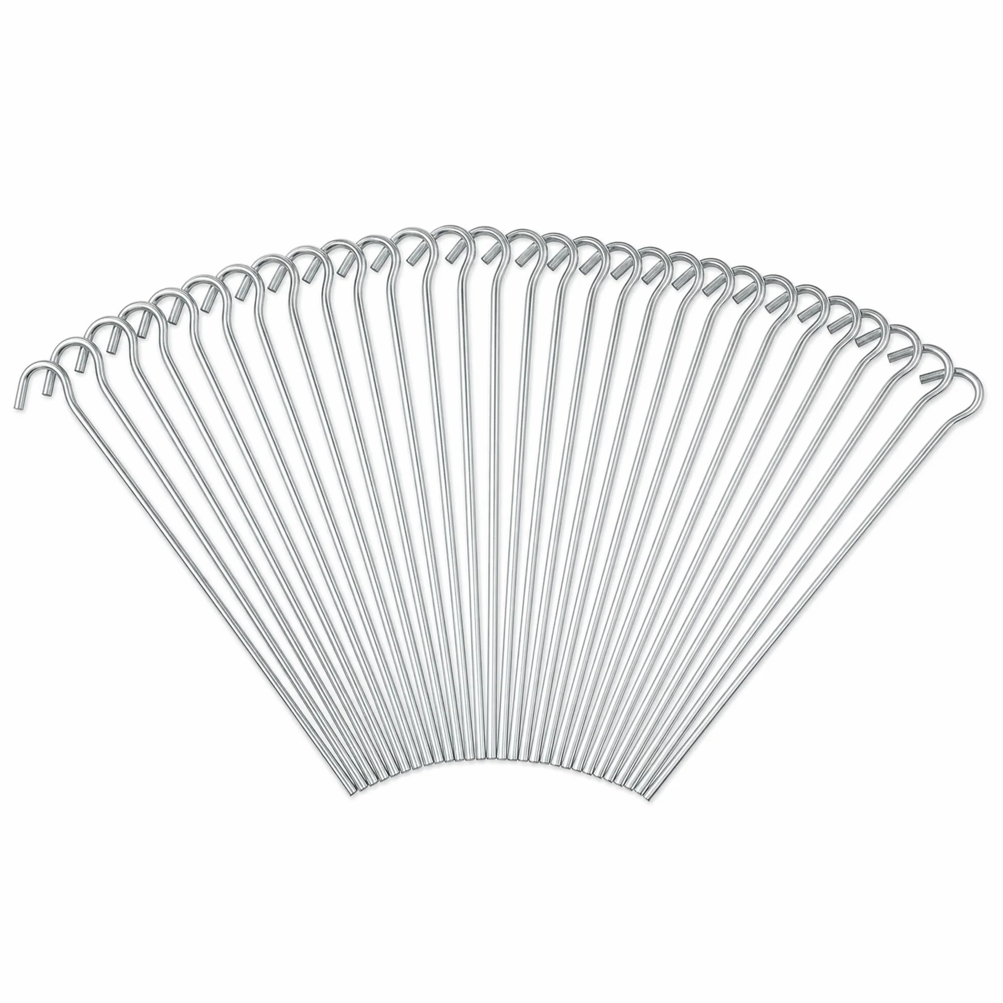 KEPLIN Pioli per tenda in lega di acciaio (confezione da 50 – 22,9 cm), picchetti zincati, antiruggine e durevoli, picchetti in metallo resistenti, ideali per campeggio, spiaggia, rete da giardino,
