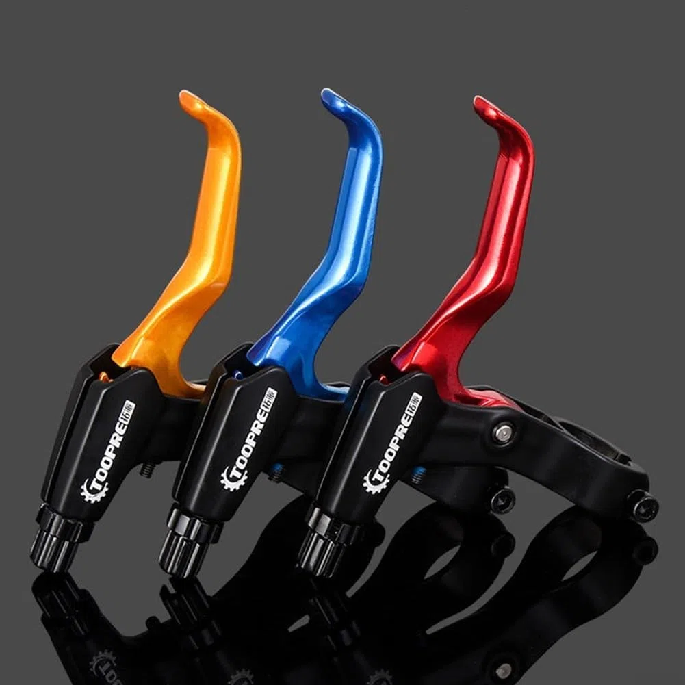 Leve del freno per bici, fr5 in lega di alluminio per freni a disco V-Brake Mountain Road Bike parti di ricambio (oro)