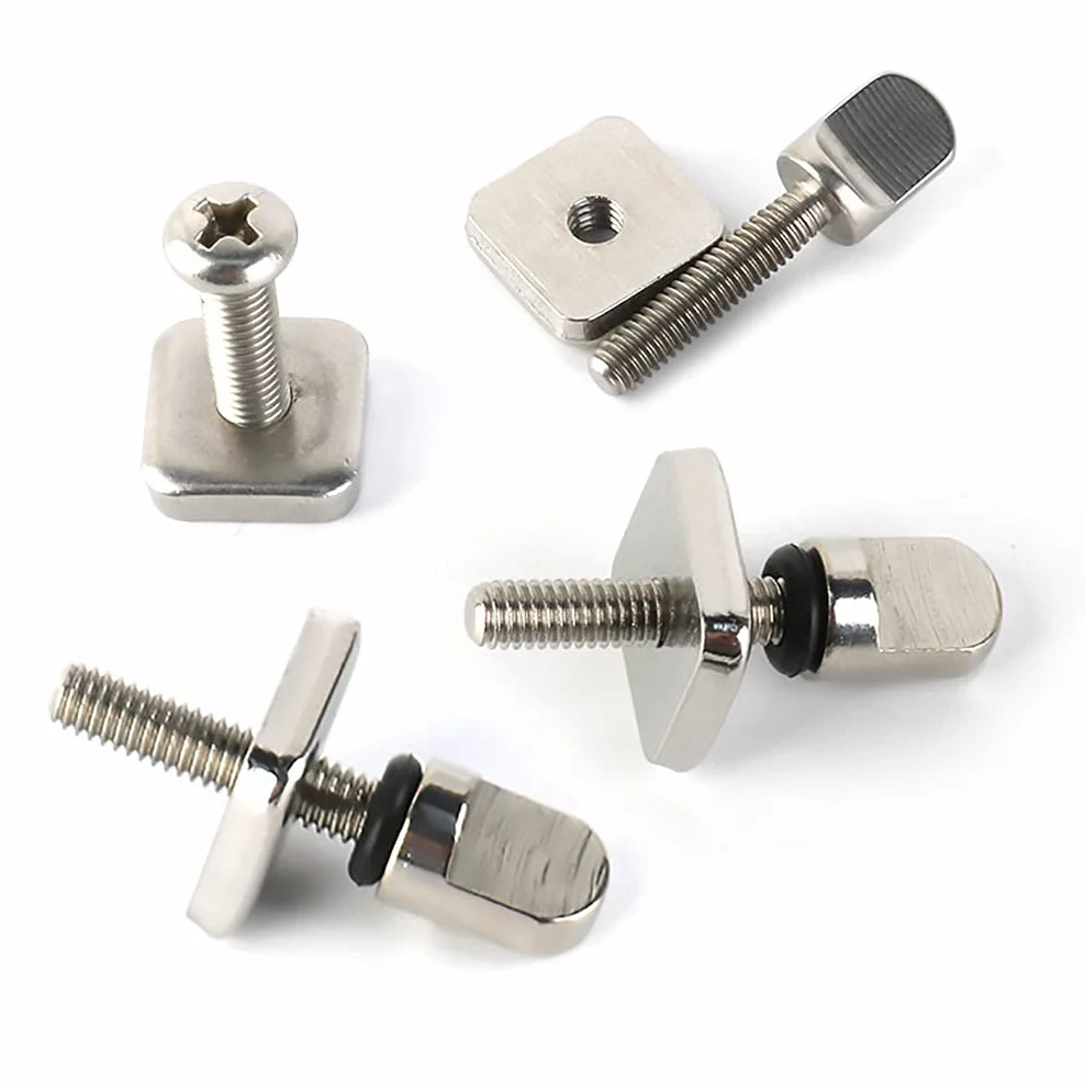 Tavola da surf Vite, Vite per pinna da surf, 5 pezzi di viti per accessori per tavola da surf Kit di ricambio per piastra durevole in acciaio inossidabile per longboard