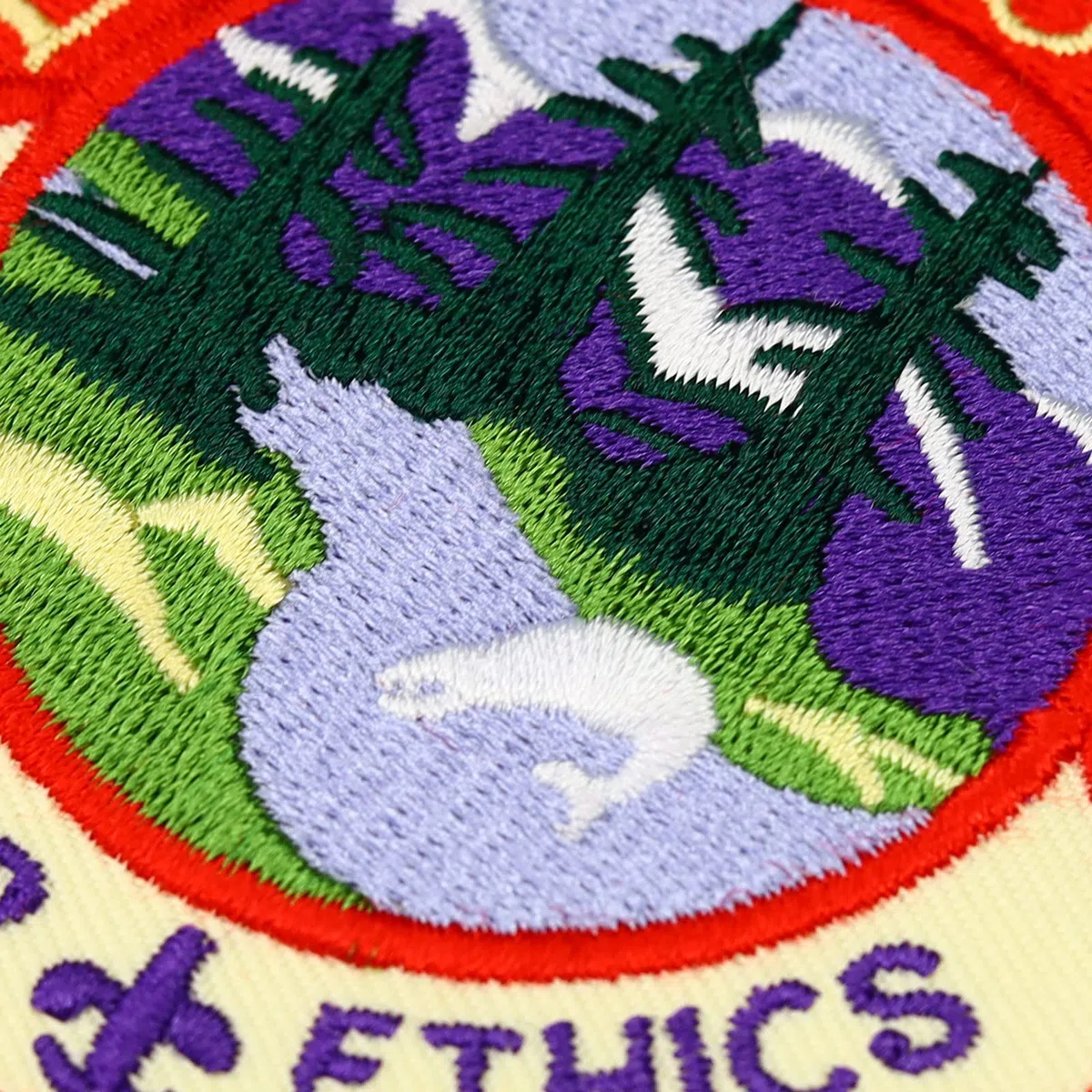 Patch Leave no trace Outdoor Ethics guida natura Zaino Scout Iron on Badge