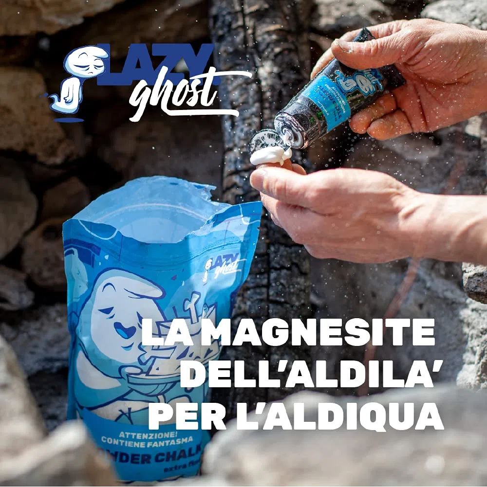 Lazyghost Magnesite in Polvere per Arrampicata, Crossfit, Ginnastica, Sollevamento Pesi
