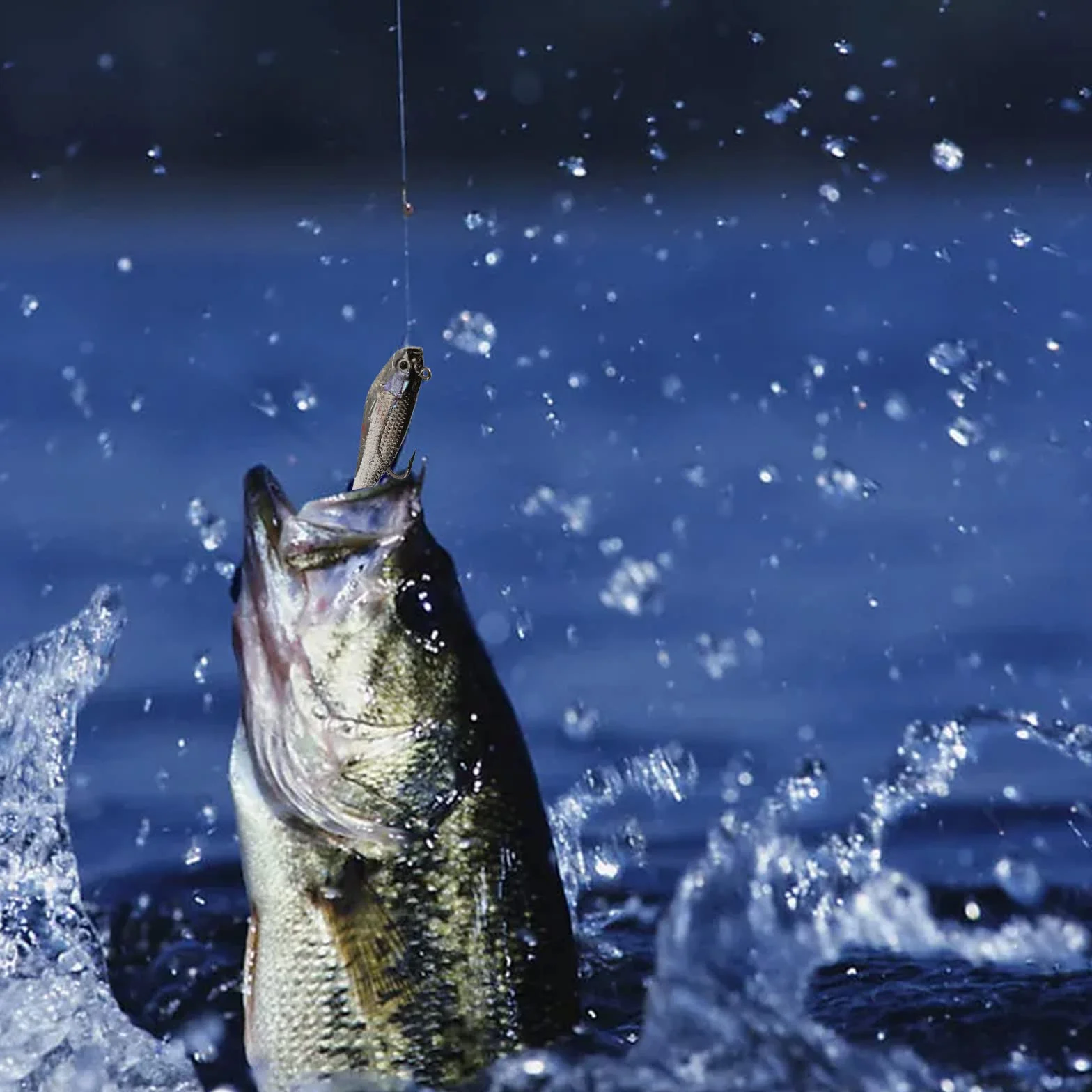DWE 5PCS esche da pesca, 3D occhi morbida da pesca singolo gancio esche esche artificiali