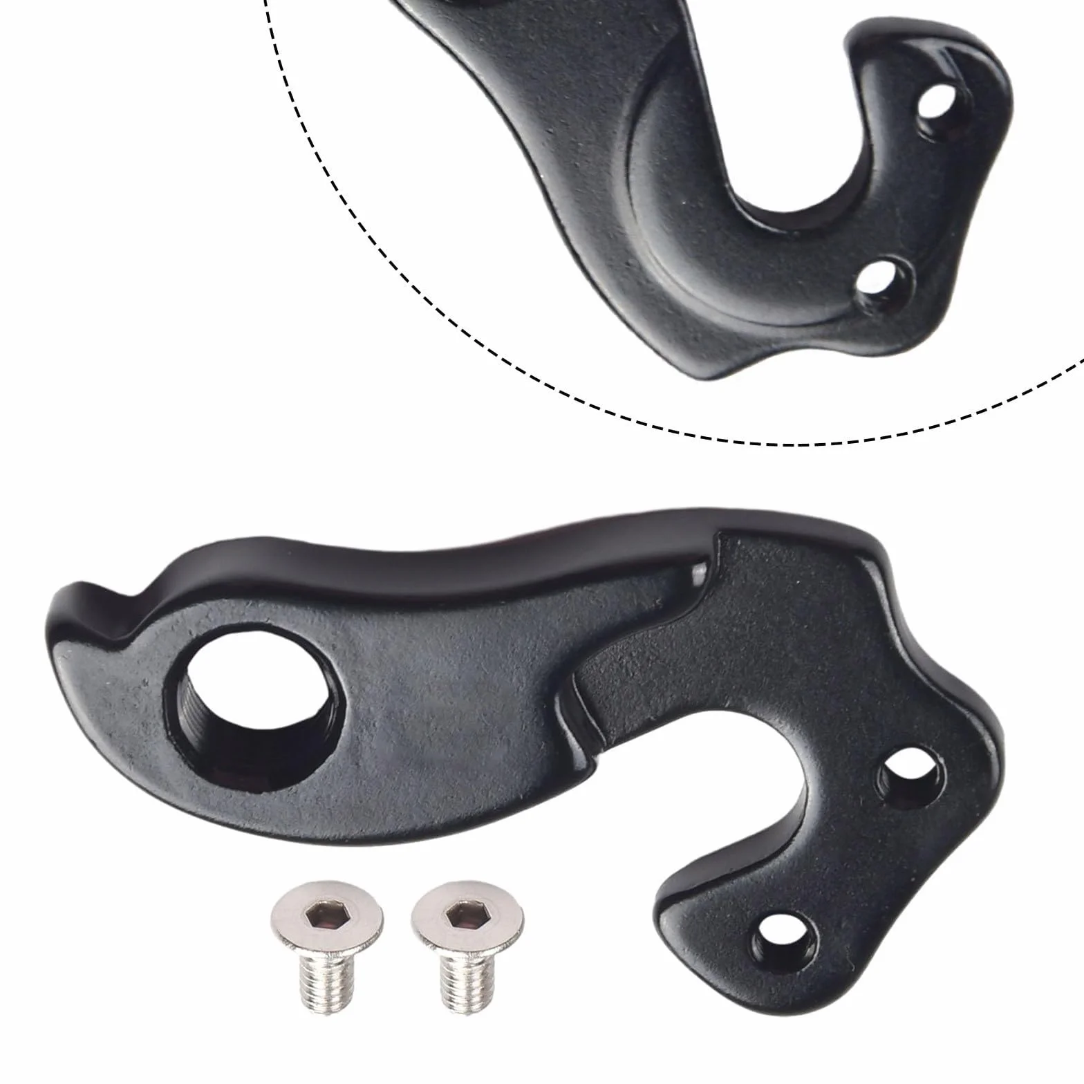 Gancio per deragliatore posteriore per bicicletta GT #EZ1954 in lega di alluminio di ricambio gancio per coda per mountain bike, deragliatore posteriore per bicicletta da strada