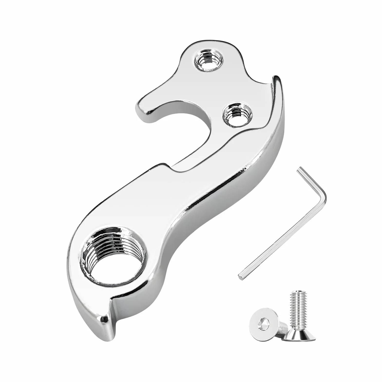 Occhio di cambio per bicicletta Cube GH-085 – Occhiello del cambio per bicicletta, gancio posteriore del cambio per biciclette, Derailleur Hanger, gancio del cambio per bicicletta con 2 viti M4