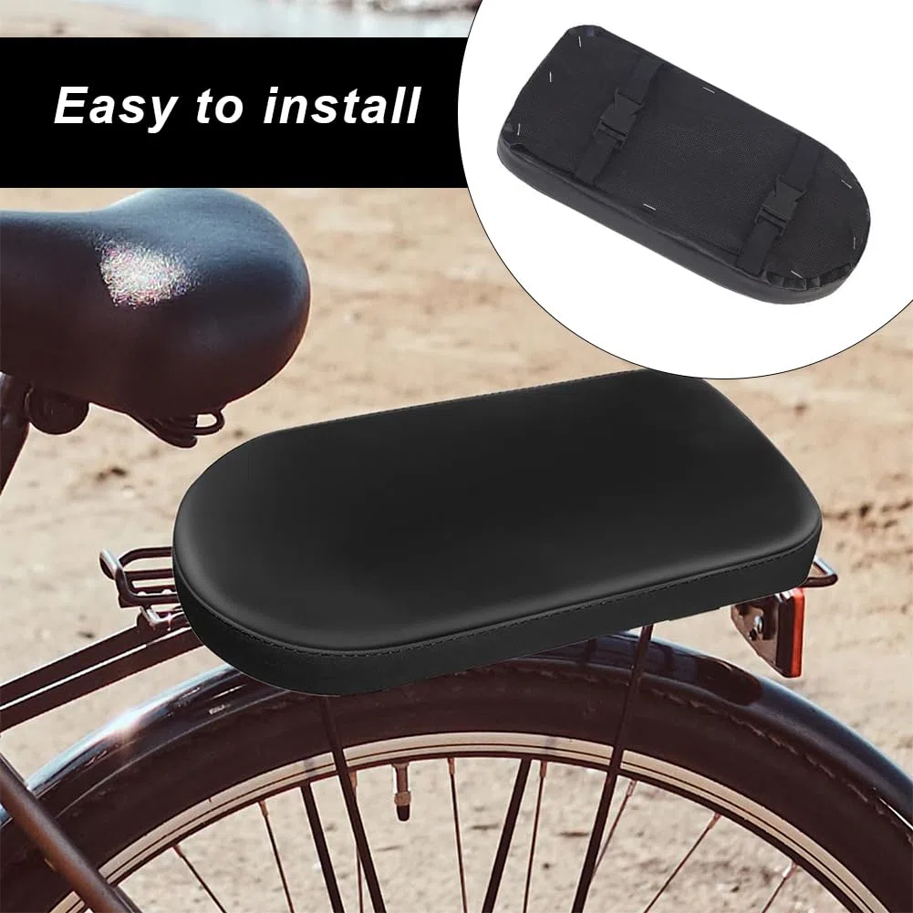Cuscino Posteriore spessato per biciclette, sedile cuscino bambini, PU spugna morbida, accessori per bici