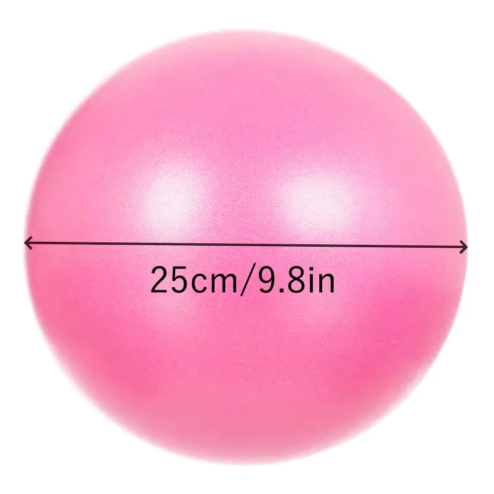 Palla Pilates Piccola,25 CM Palla da Pilates Anti Scoppio Antiscivolo Palla per Yoga, per Casa, Fitness, Allenamento Equilibrio