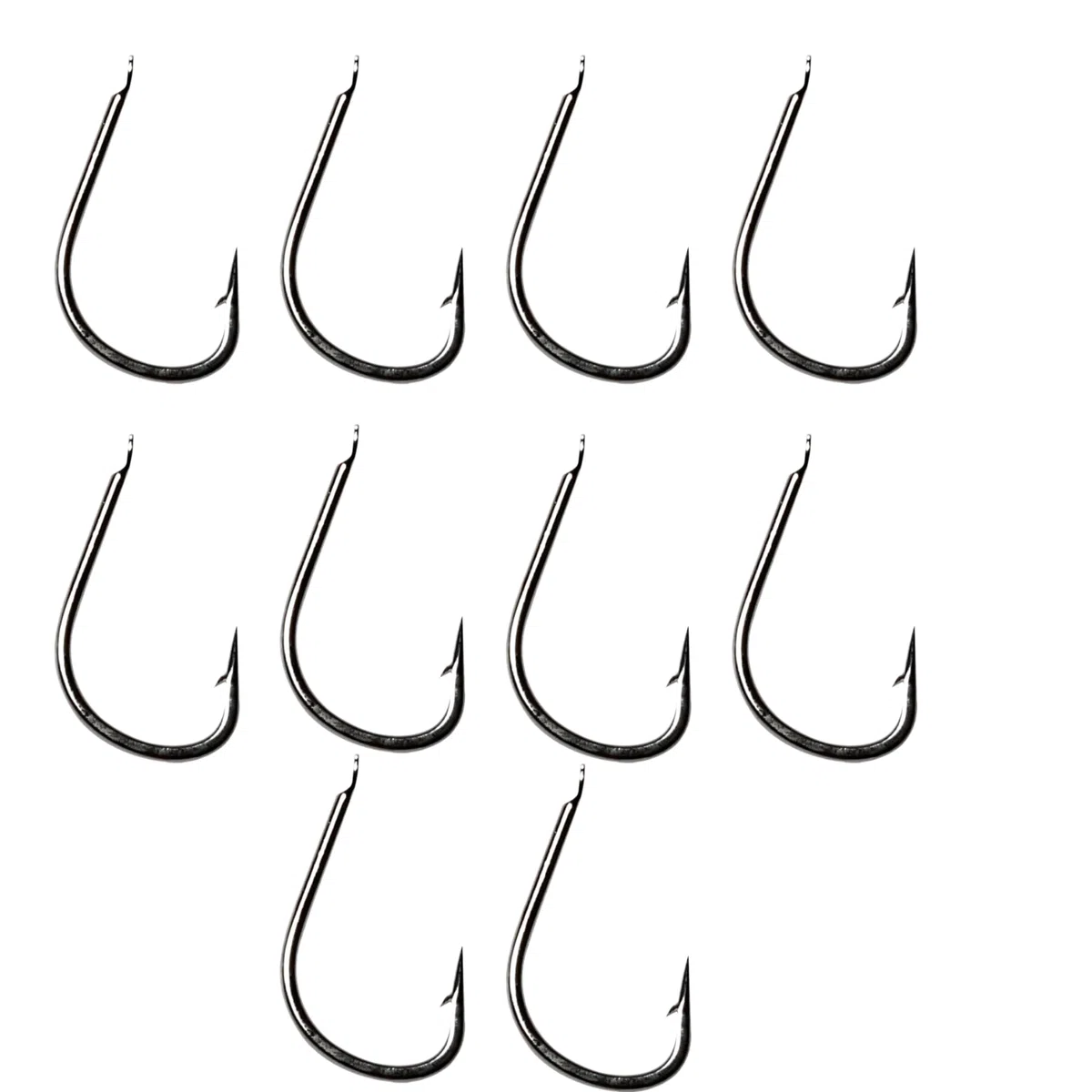 Set di 10 Ami da Pesca Legati TANAGO N16 - Filo da Pesca Monofilo DIA 0,10mm 50cm - Monofilamento - Articoli - Accessori - Attrezzatura Completo - Fishing Hooks Sport Set - Carpfishng Kit
