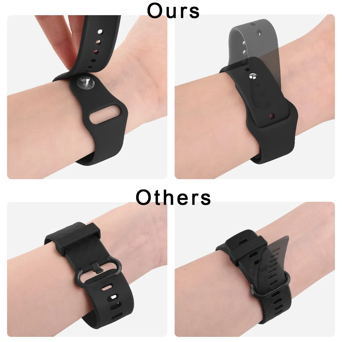 Oumida Per Fitbit Versa 3, cinturino Fitbit Versa 4, cinturino Fitbit Sense, per uomo e donna, in silicone, per Fitbit Versa 3/Versa 4/Sense 2