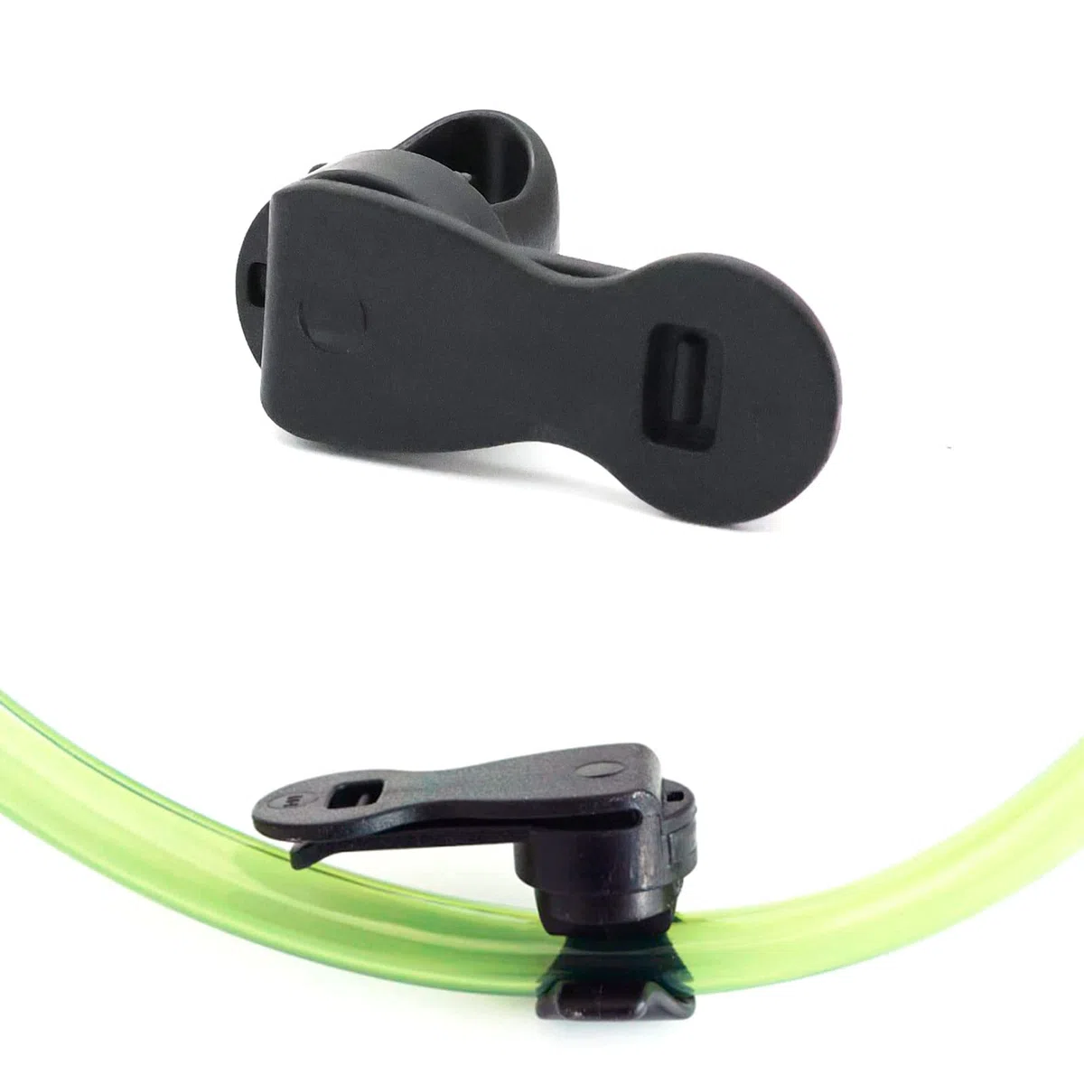 Sacche Idratazione Sacca d'Acqua Tubo Clip, Clip Magnetica, Clip per Tubo dell'Acqua per Bici Tracolla Bottiglia Soft Flask Zaino Bere Zaino Bevitore, Nero