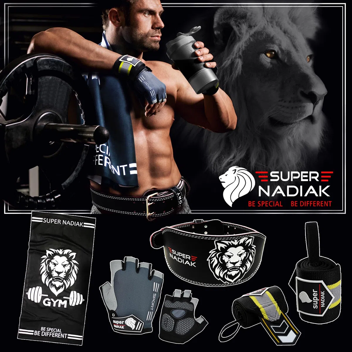 Telo Palestra Microfibra Ultra Assorbente - Asciugamano Fitness Leggero per Allenamento, Uomo e Donna, Accessori Sportivi