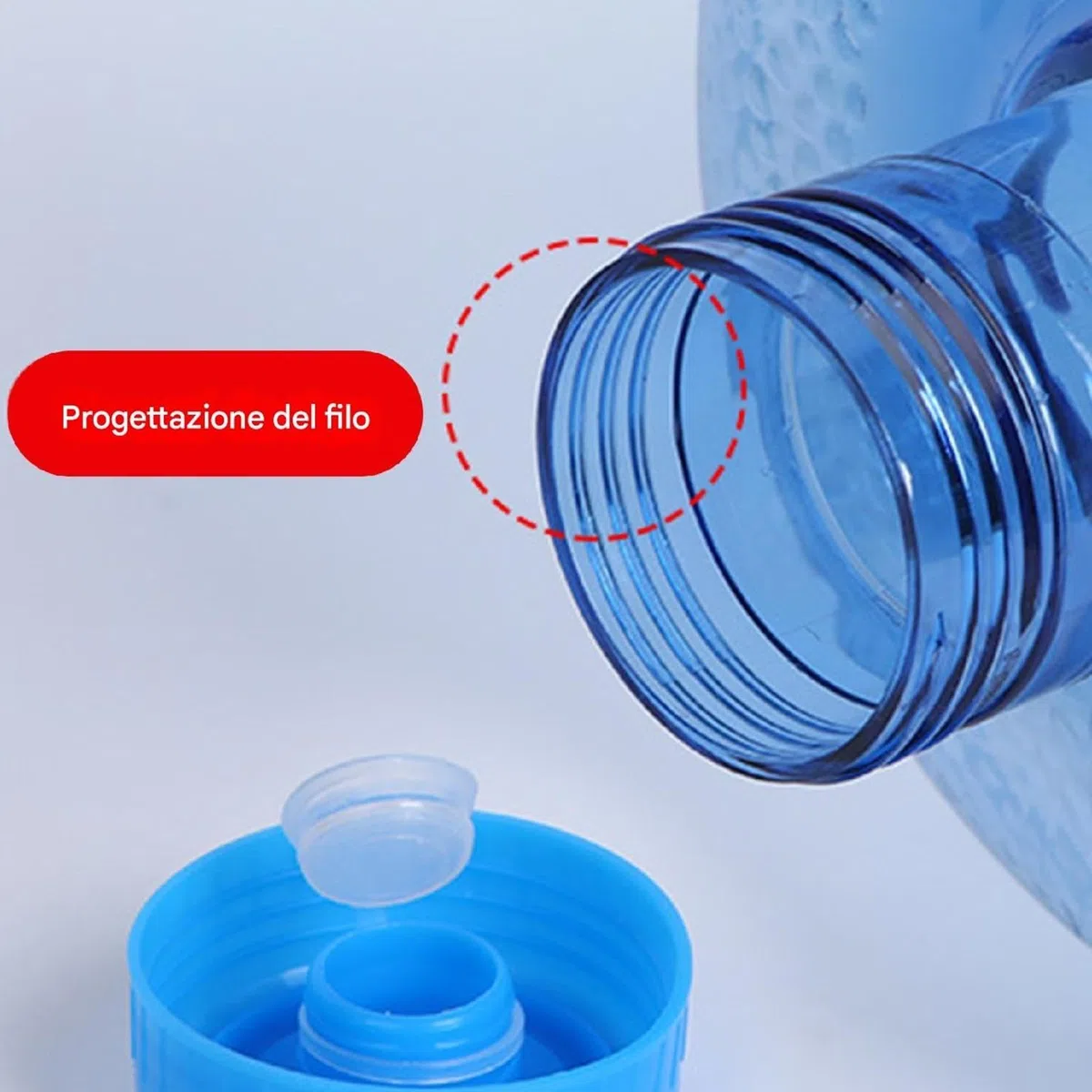 Contenitore Acqua Per Campeggio - 5 L Contenitore D'Acqua Trasportabile Con Maniglia, Tanica Per Liquido Potabile, Boccione Multiuso, Boccione Multiuso Per Picnic Spiaggia BBQ Giardino Escursioni