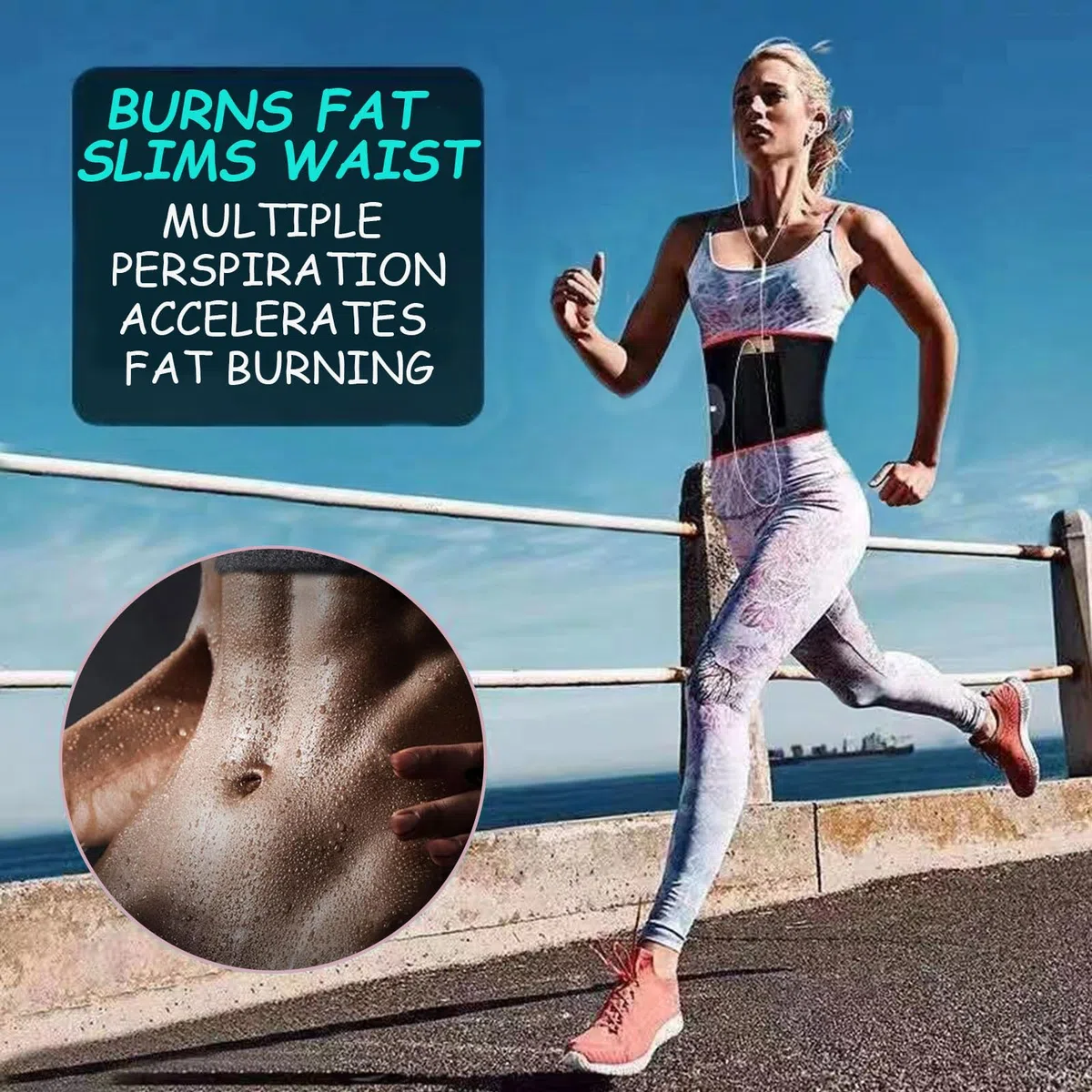 Fascia Addominale Dimagrante Uomo Donna, Neoprene Fascia Dimagrante, Regolabile Pancera Dimagrante, Panciera Bruciagrassi Accelerare Combustione dei Grassi, Fascia Addominale per Fitness,Sport