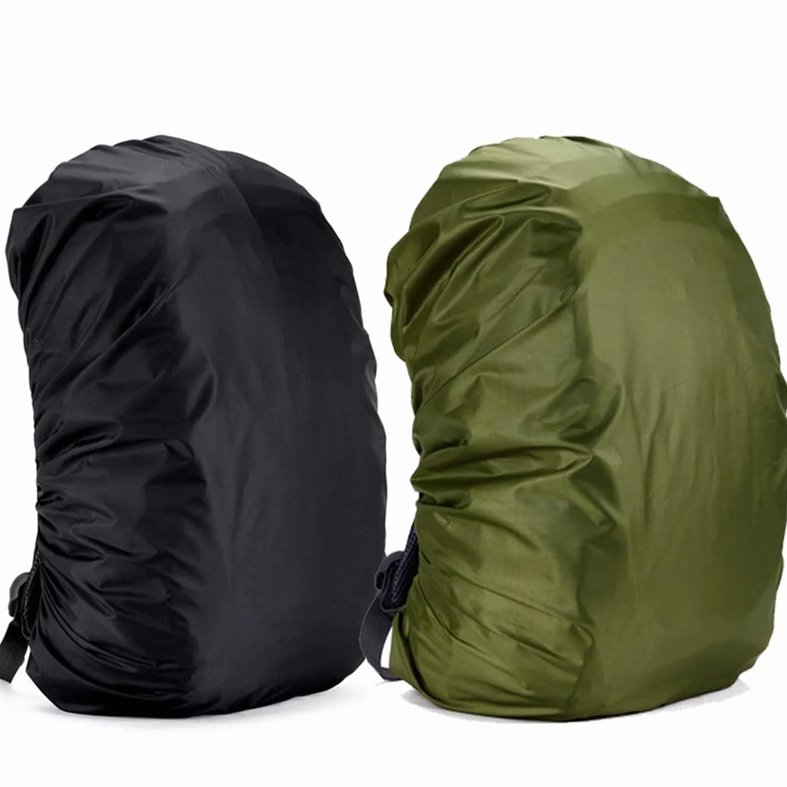 2 Pezzi Coprizaino Impermeabile per Pioggia Copertura Custodia di Zaino Copertina Antipioggia Antipolvere per Ciclismo Campeggio Trekking Parapioggia Zaino