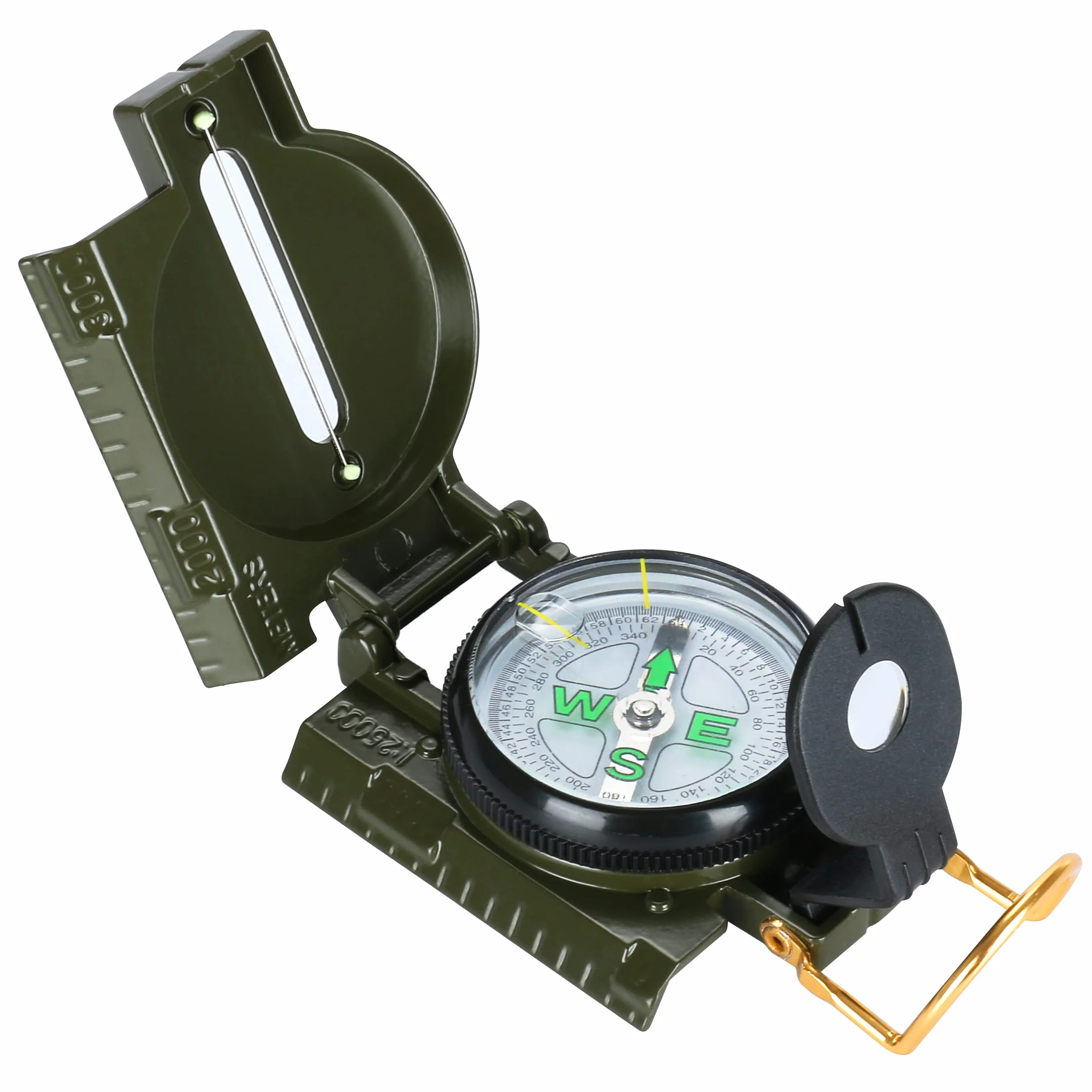Bussola Professionale Militare da Geologo Escursionismo Camuffamento
