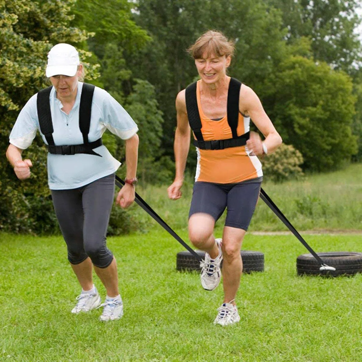 Imbracatura per Tirare la Slitta - Allenatore di Resistenza e Assistenza all'allenamento con Imbracatura da Slitta Durevole - Addestratore di Imbracatura di velocità per Allenamento