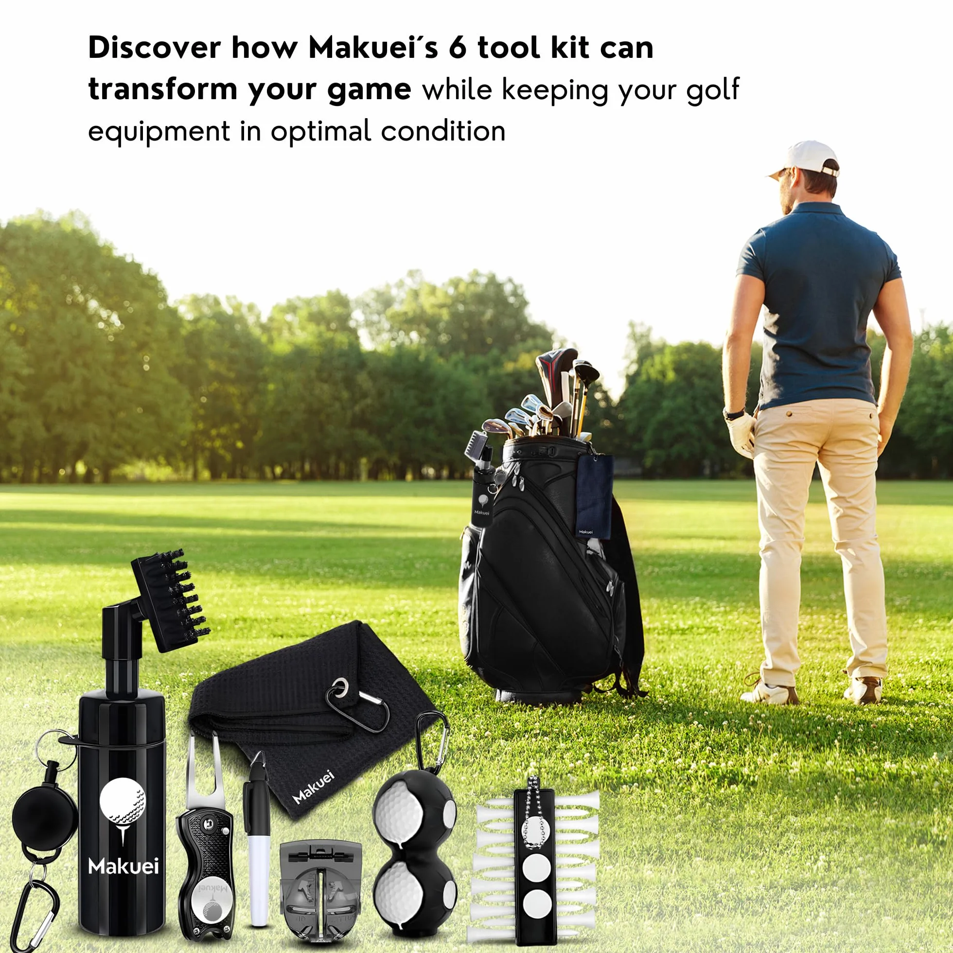 Accessori da Golf Makuei 6 Strumenti durevoli per Uomini e Donne