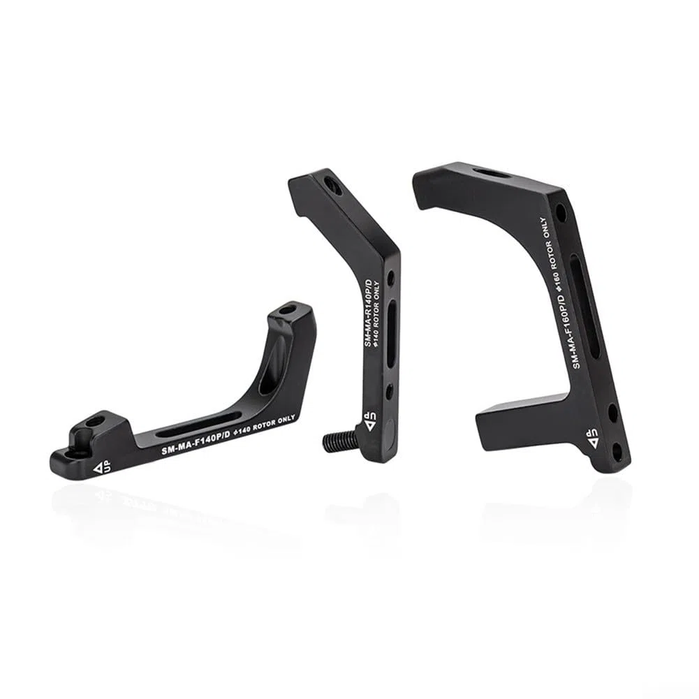 F140/F160/R140MM Flat Mount To Post Mount Bike Adattatore pinza freno a disco in lega di alluminio adattatore per freno a disco da 140 mm 160 mm (anteriore 160 mm)