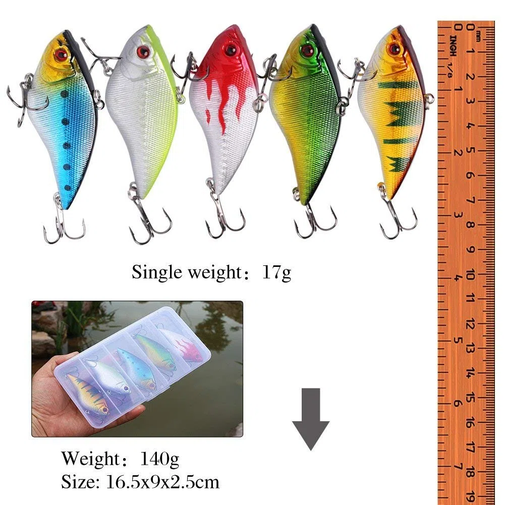 Sougayilang Minnow Esche da pesca Crankbaits Set Pesca Hard Baits Swimbaits Barca Topwater Esche Per Trota spigola Persico Pesca