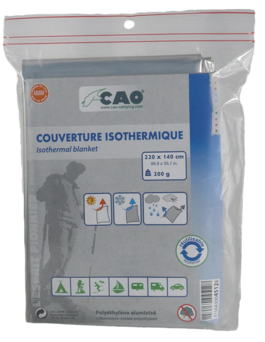 C.A.O. - Coperta isotermica in poliestere metallizzato, 220 mm - 240 mm