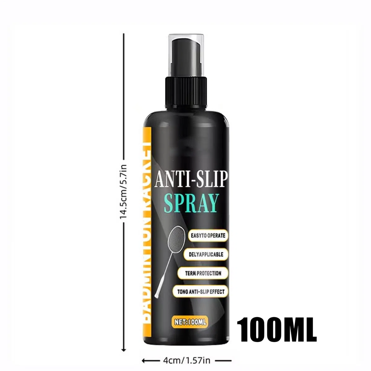 Grip spray – 100 ml antiscivolo resistente al sudore, spray appiccicoso per le mani, per atleti, competizioni, allenamento, tennis, baseball, golf, badminton