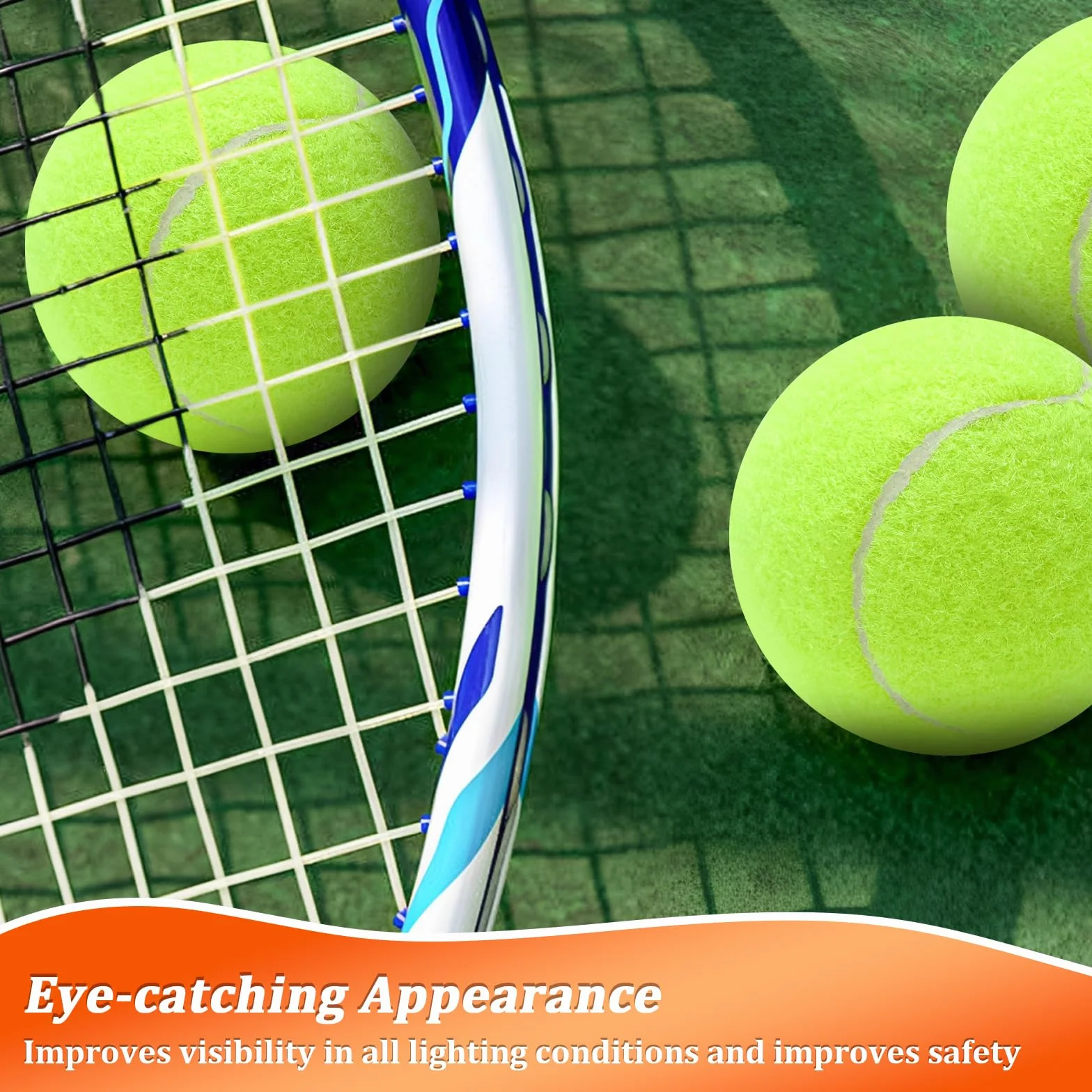 6 Pezzi Palline da Tennis, Palla Allenamento Tennis, Alto Rimbalzo Pallina, per Esercizi di Allenamento per Gare di Club scolastici Gioca con Gatti Cani Sport all'Aria Aperta