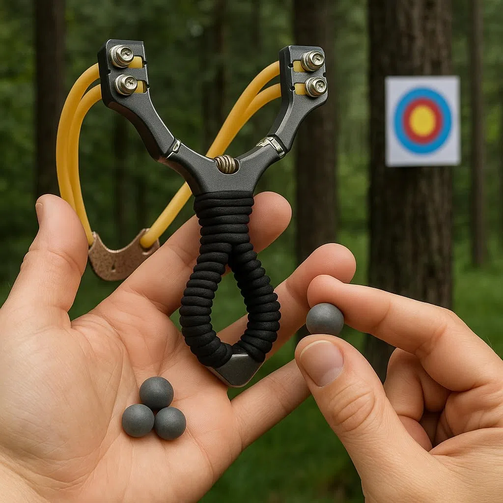 Pallini di Argilla Dura, Pallini per Fionda, Pallini di Argilla, Pallini di Fango per Fionda, Argilla da 9 mm, per esercitarsi con la Fionda