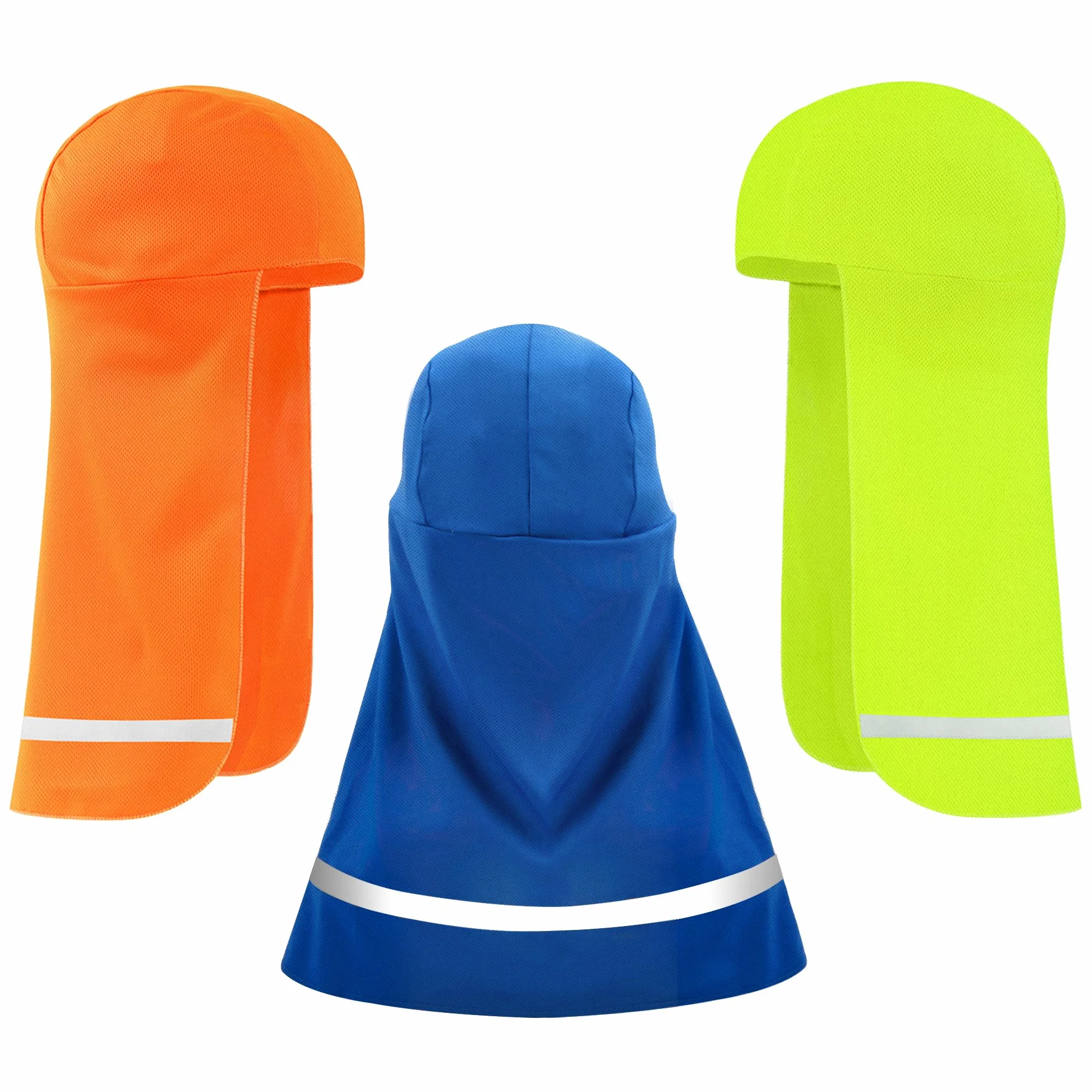 Bandana Ciclismo Fodera per Elmetto con Patta sul Collo Berretto che Assorbe il Sudore per Equitazione all'Aperto Donna Uomo 3 Pezzi