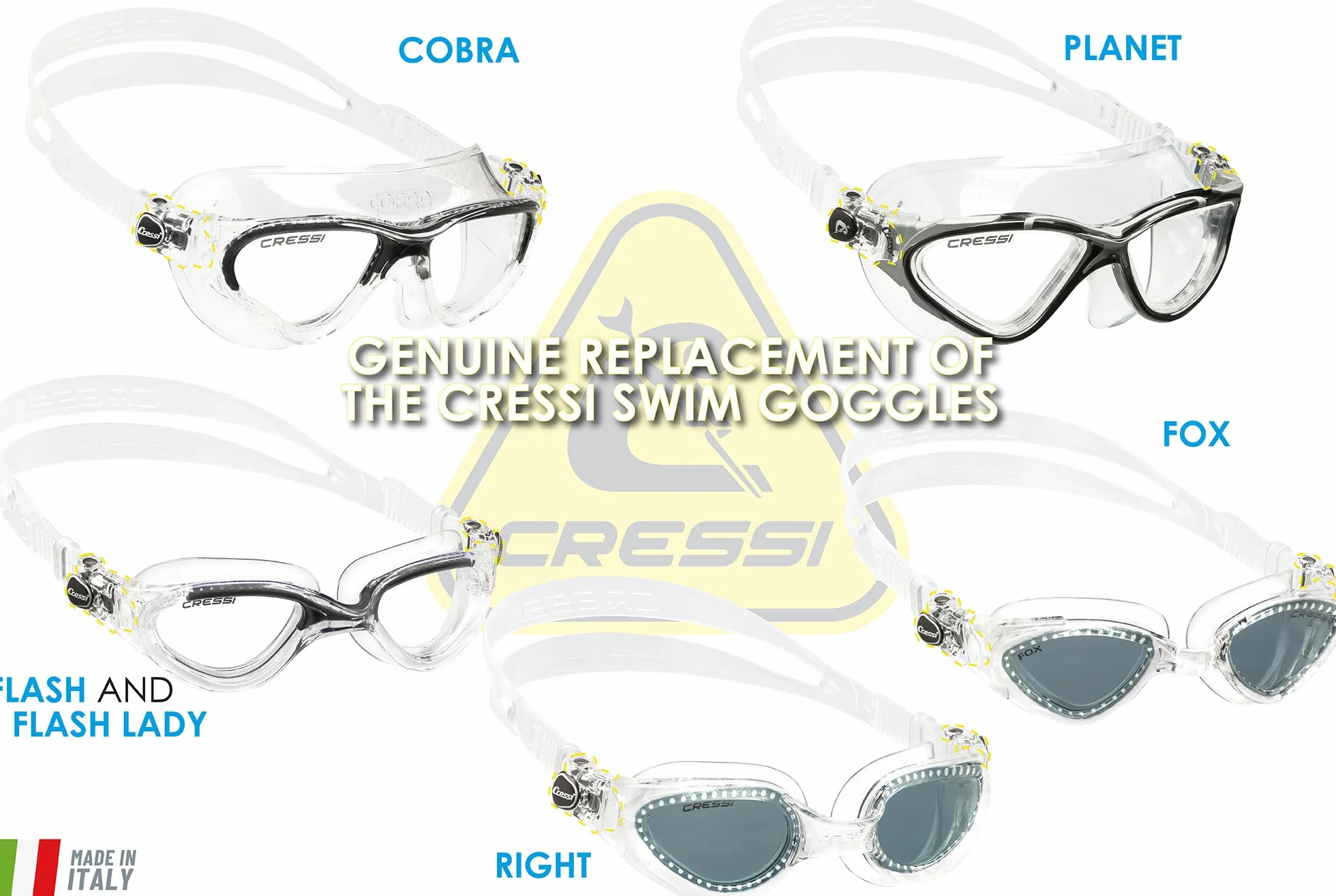 Cressi Buckles for Swim Eyewear
