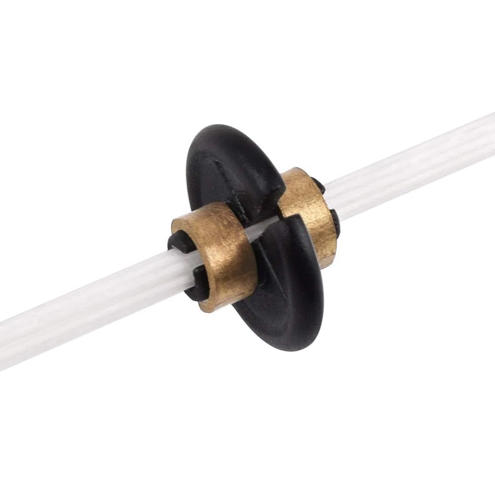NIKA ARCHERY Kisser Button con clip di ancoraggio, confezione da 2