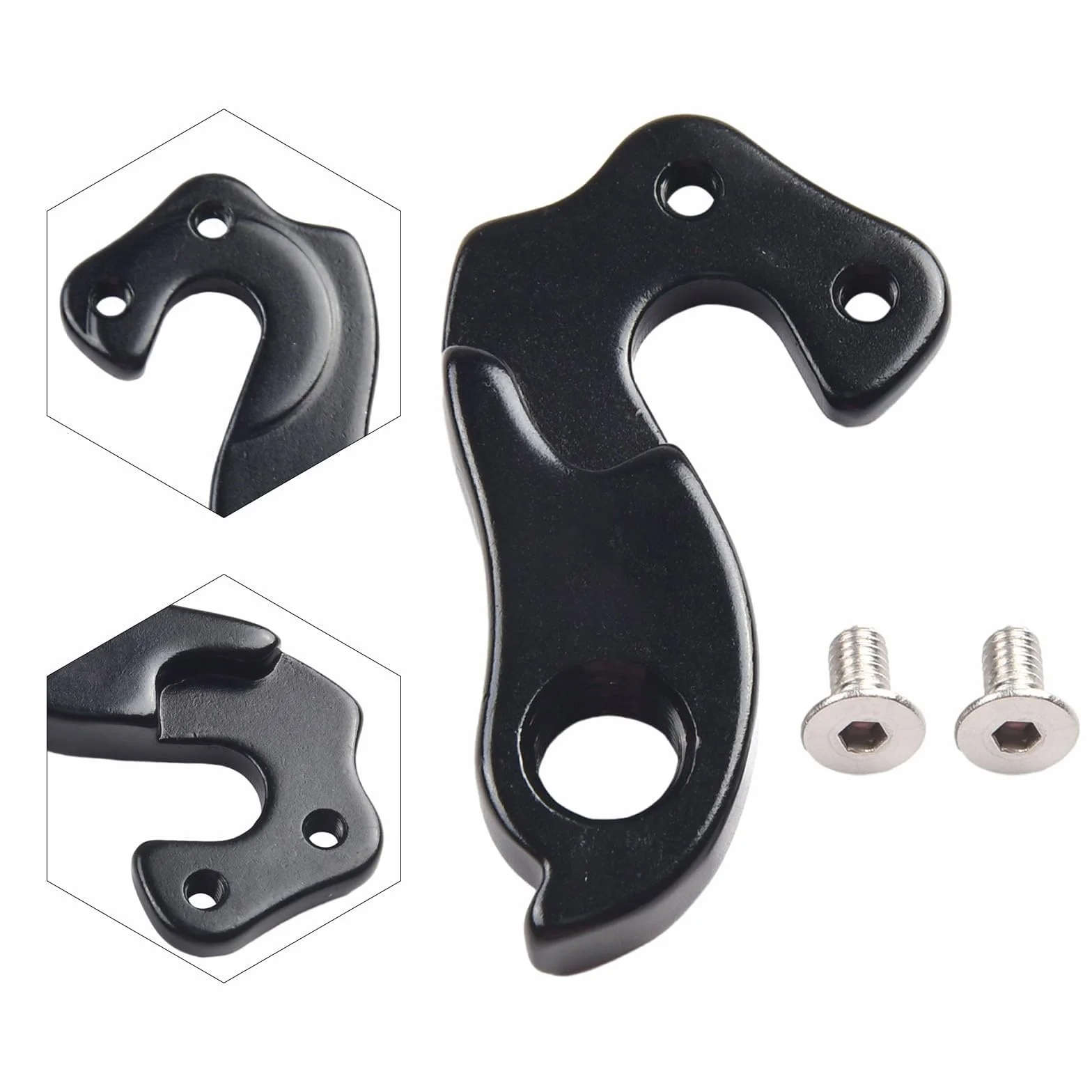 Gancio per deragliatore posteriore per bicicletta GT #EZ1954 in lega di alluminio di ricambio gancio per coda per mountain bike, deragliatore posteriore per bicicletta da strada