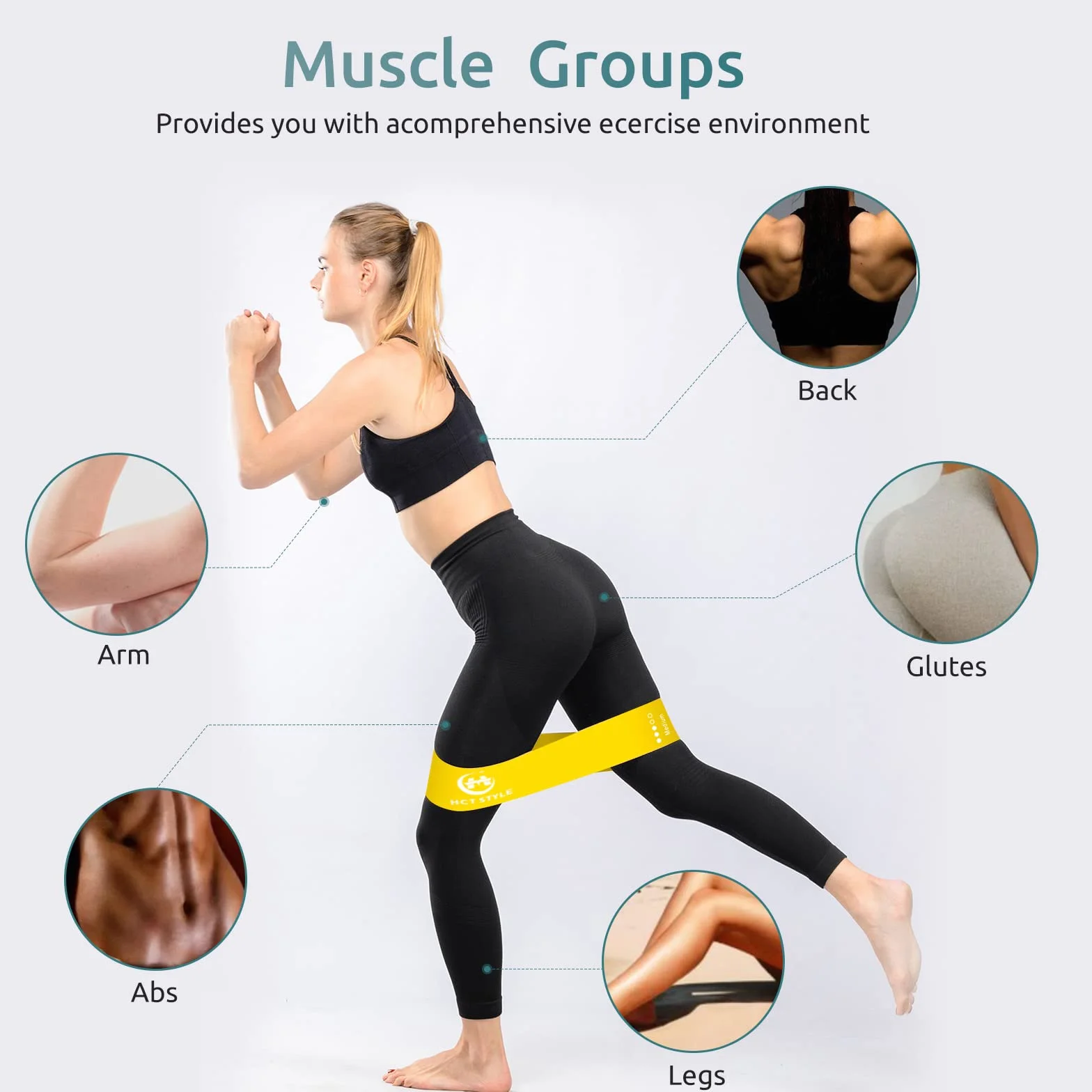 Elastici Fitness, Bande Elastiche Fitness Set 5 Livelli