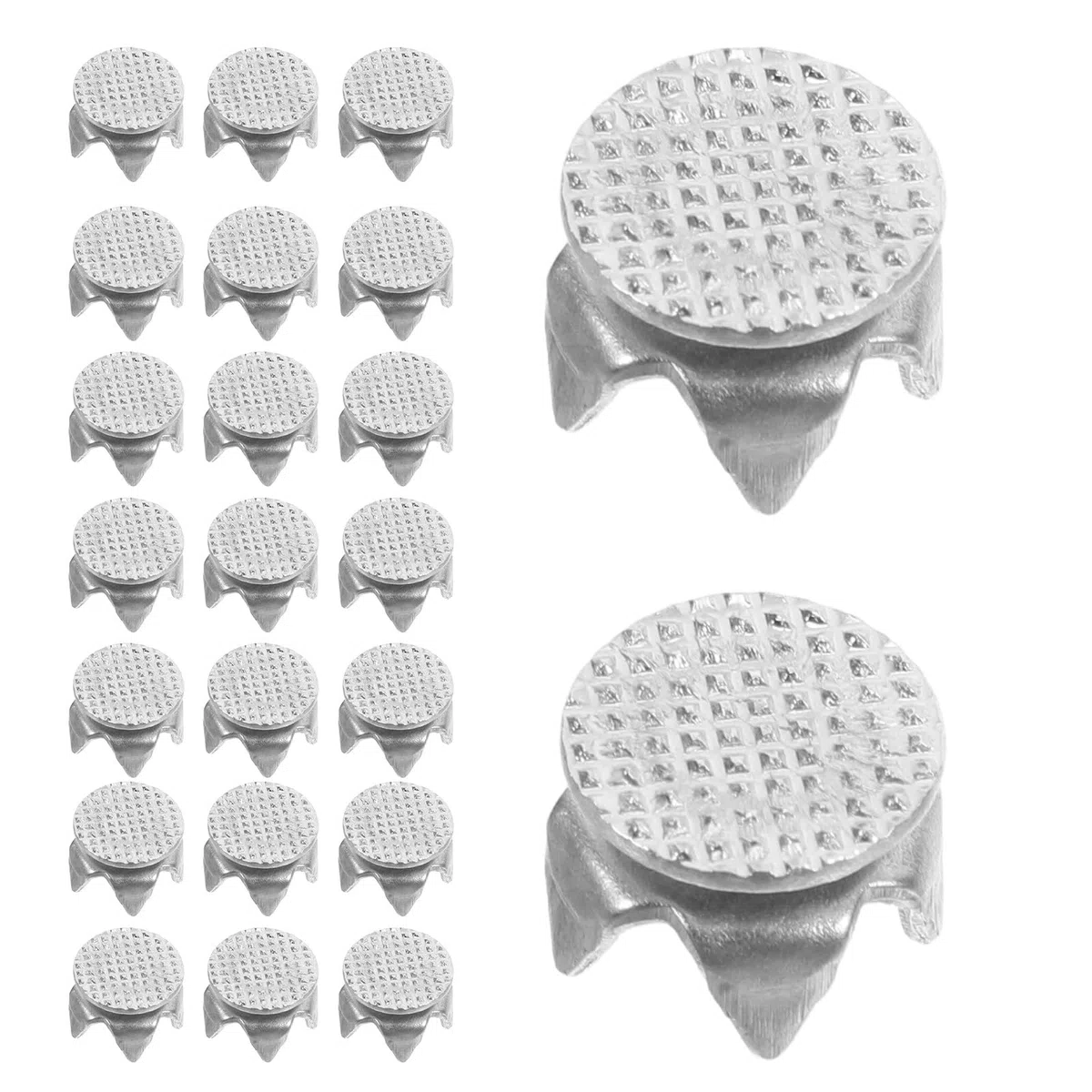 Abaodam Tacchetti da Ghiaccio Facile Installazione 50 Pezzi per Scarpe in Acciaio Antiscivolo per Attività All'aperto su Neve e Ghiaccio