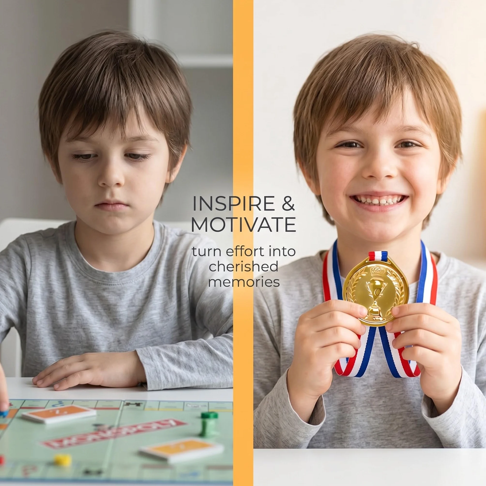 Medaglie Premiazioni Plastica Oro Argento Bronzo 12 Pezzi Per Feste Sportive
