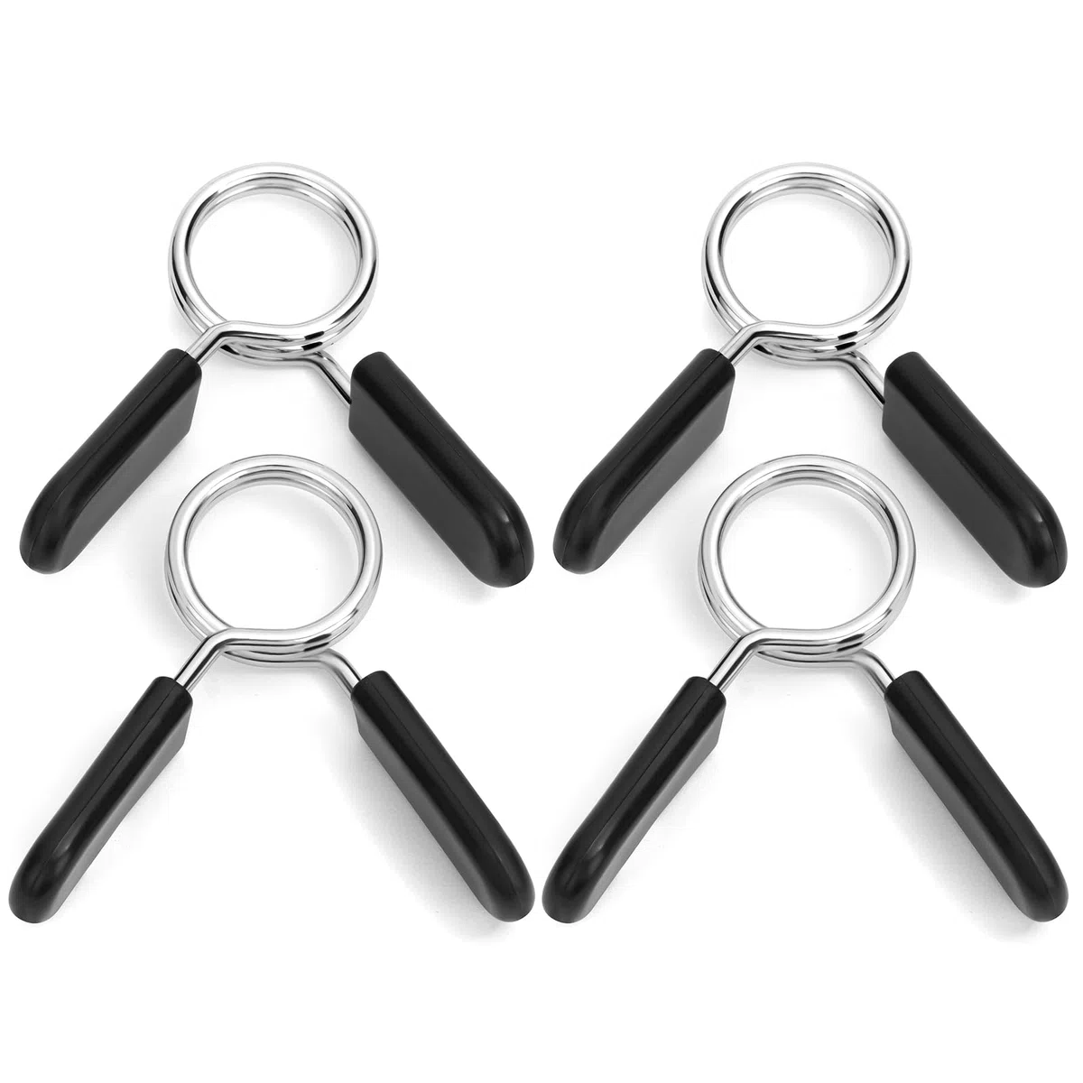 flintronic Morsetti per Bilanciere, Morsetti Barra Olimpico, Sollevamento Pesi Bilanciere Morsetto Collare, Collare Sgancio Rapido, per Fitness Palestra, Accessori Sollevamento Pesi