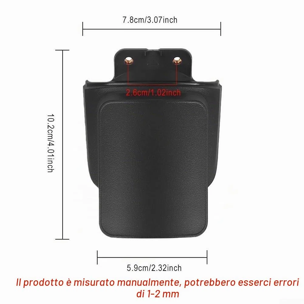 Supporto per targa monopattino elettrico per Ninebot Max G3 Targa per Fender monopattino elettrico Accessorio per targa scooter con viti Supporto per targa per monopattino elettrico