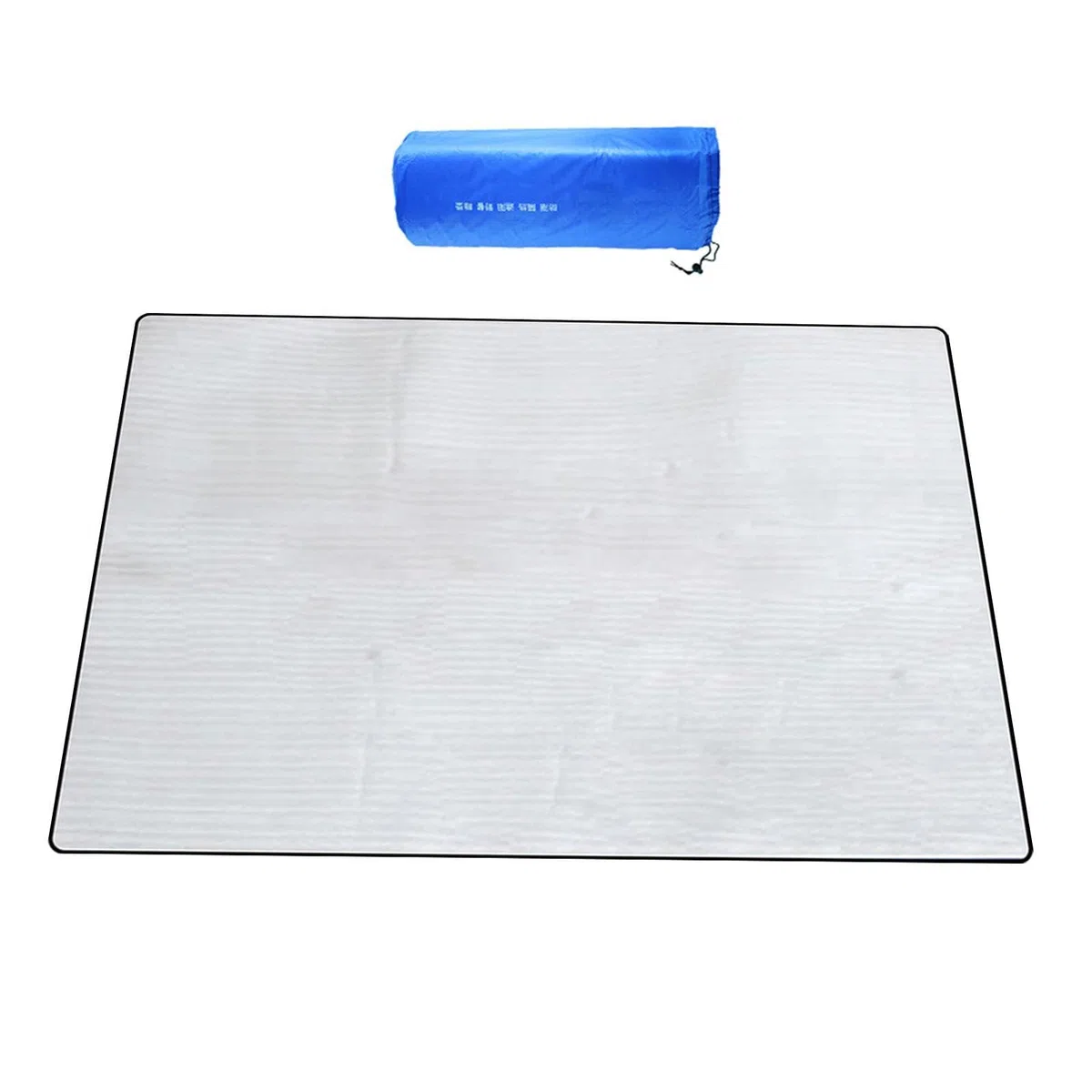 Estera aislante - Rollo de dormir de 240x240 cm, solución de almacenamiento sin esfuerzo | Almohadilla aislada para tienda de campaña con diseño estructural engrosado, estera de espuma de aluminio par